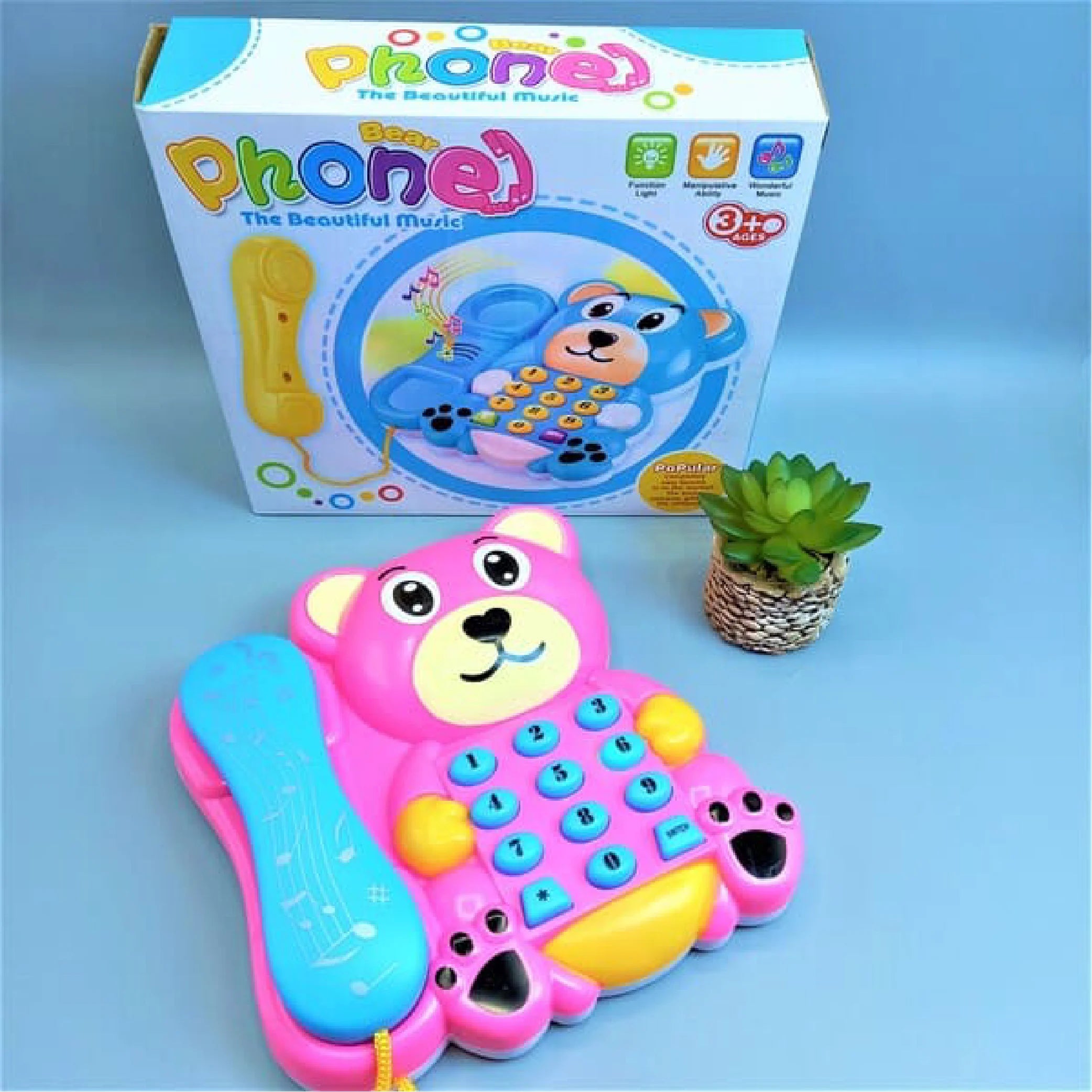 Bear Musical Phone: Fun Learning for Kids!