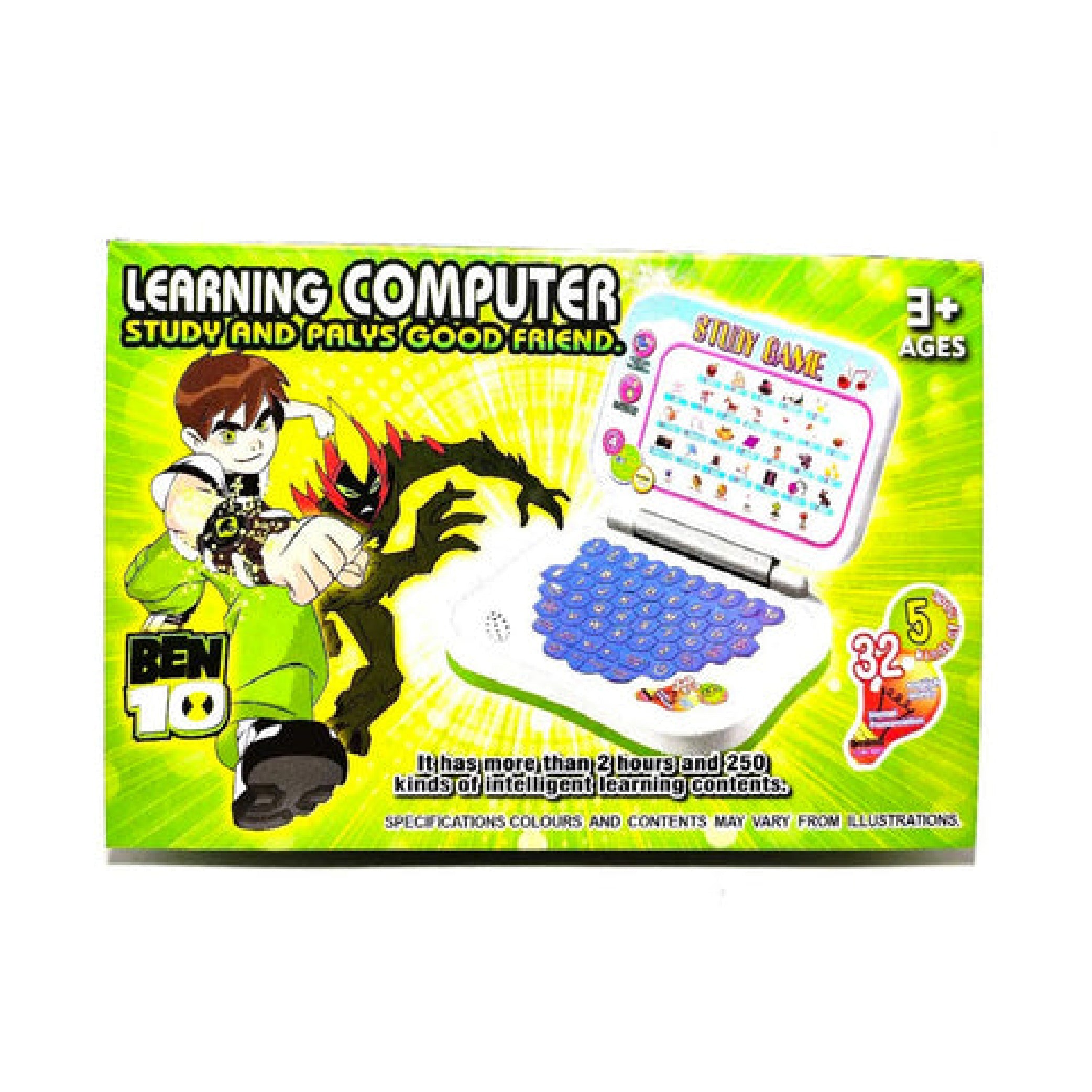 Ben 10 Kids Learning Laptop Computer