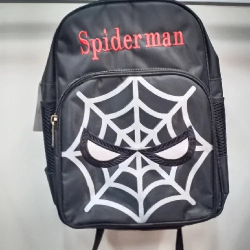Black Spiderman Kids Backpack