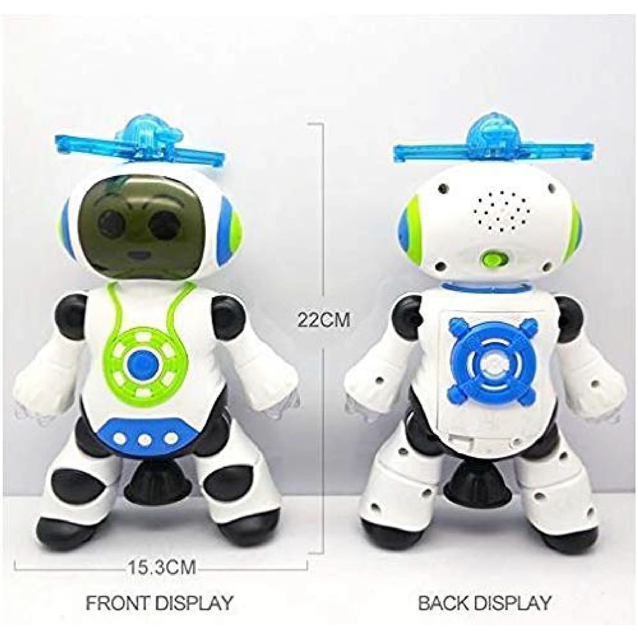 360-Degree Dancing Robot with Bump and Go Function