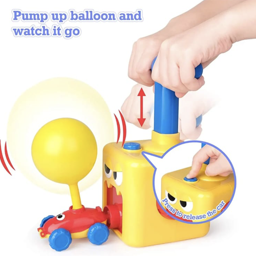 AERODYNAMIC Balloon-Powered Car - Fun and Educational Toy