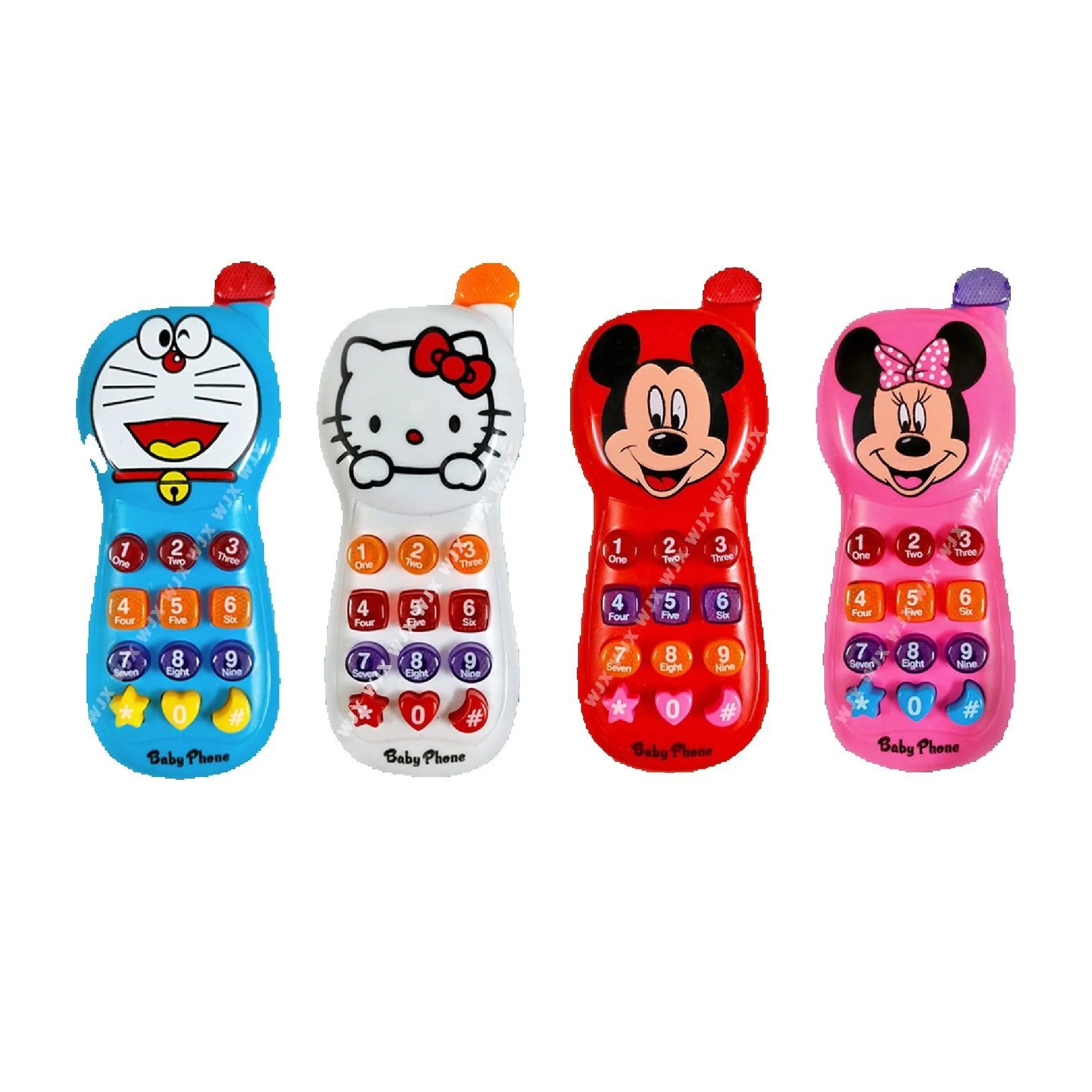 Musical Cartoon Characters Baby Phone Toy