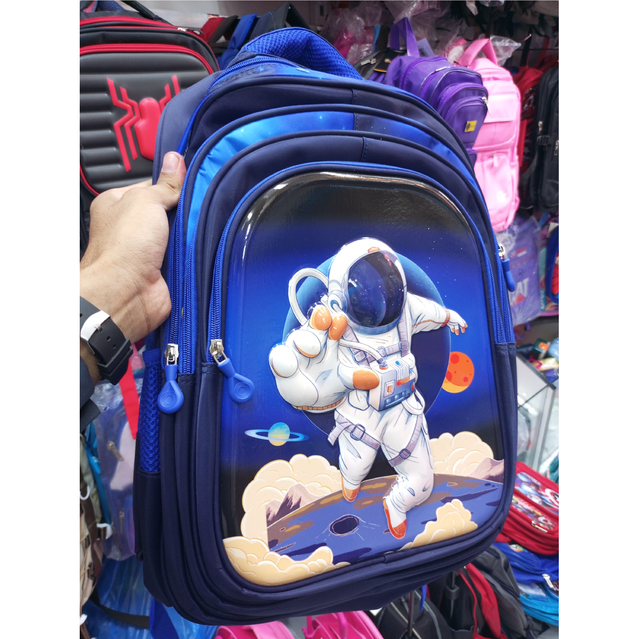 Space Character School Bag For Kids