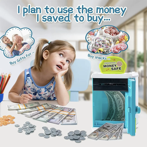 Electronic ATM Money Box for Kids - Learn and Save Fun!