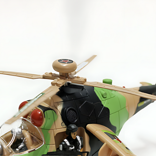 Military Helicopter With Soldier Toys For Kids