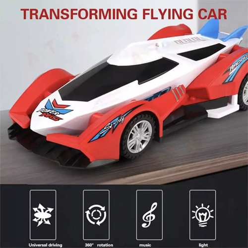 Electric Deformation Car with Lights & Sound – Transforming Robot Toy