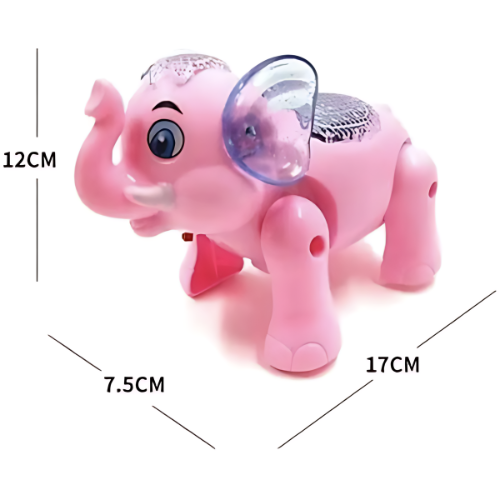 Clever Elephant Toy – Walking, Jumping, Sound & Light Fun for Kids