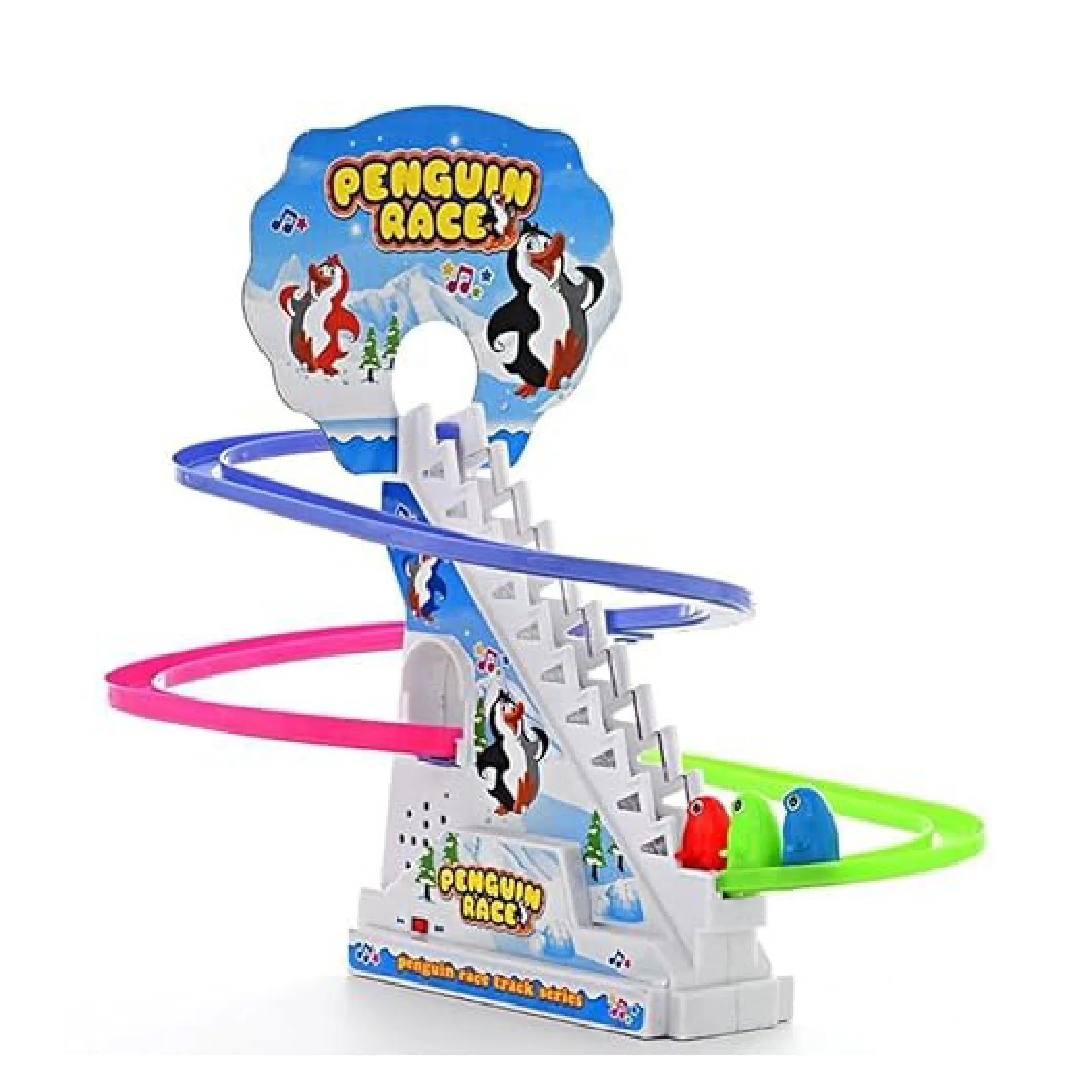 Climbing Electric Stairs Toy – Fun Racing Dogs Adventure