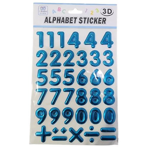 Reusable Alphabet and Number Stickers for Kids - Educational Learning Toy