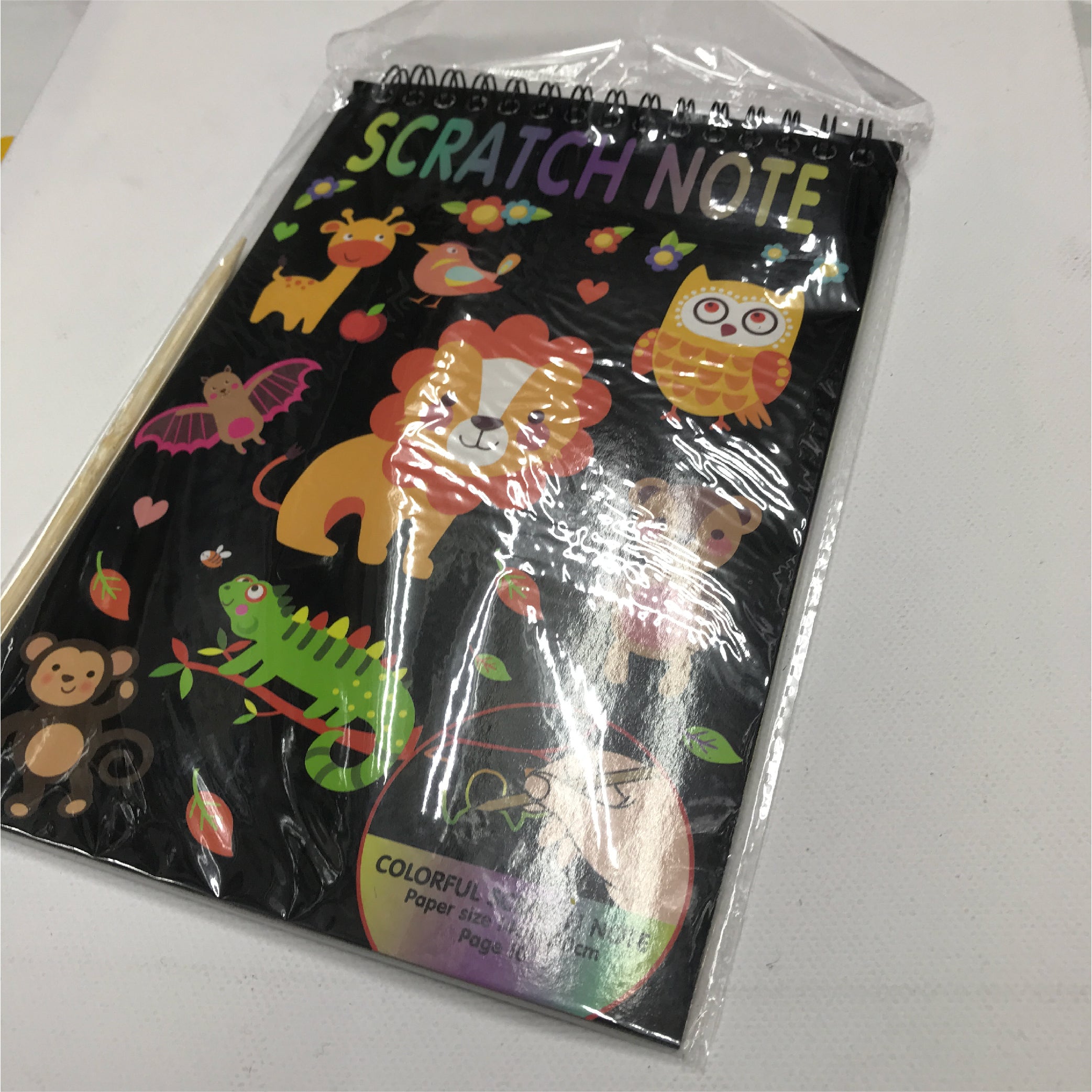 Colorful Scratch Notebook for Kids