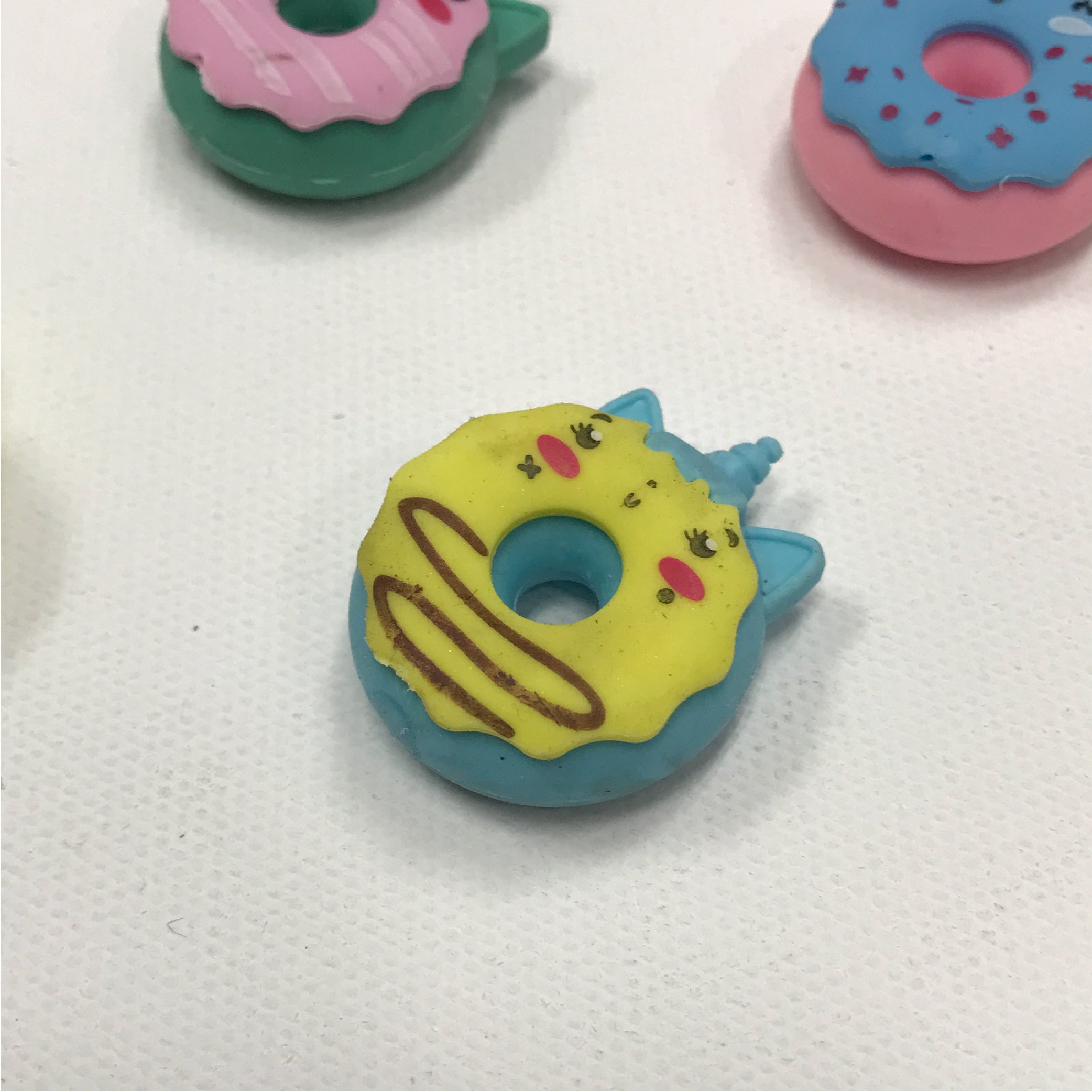Donut Shaped Erasers - 6 Pack
