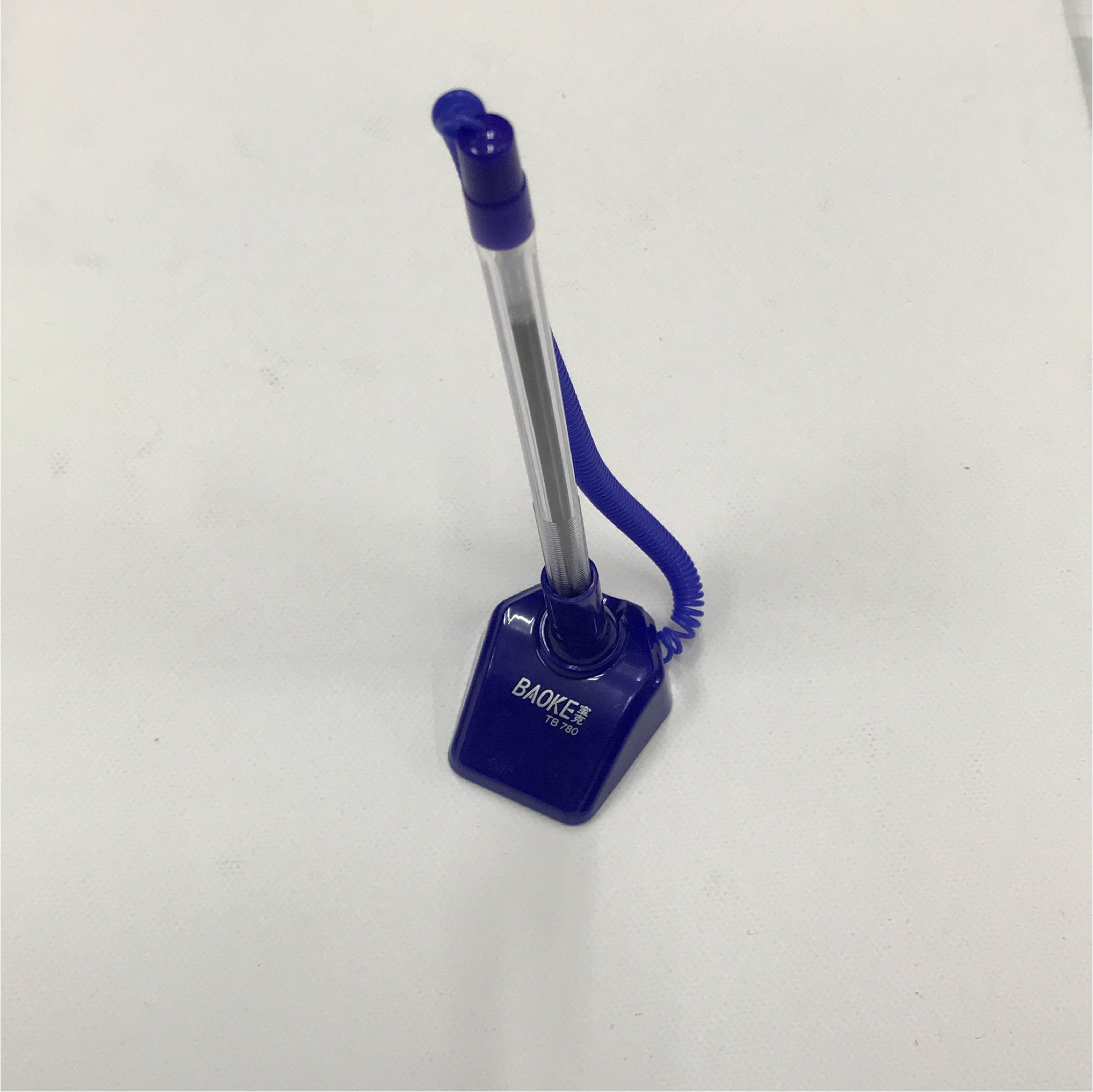 Baoke Desk-Top Ballpoint Pen with Stand - Purple, Convenient and Fun Design