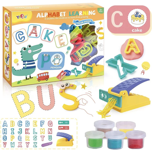 Playdough Letter Learning Tools - Fun & Educational