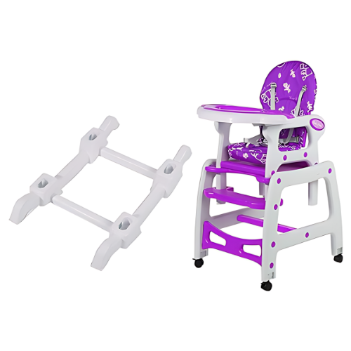 3-in-1 Convertible Kids High Chair - Rocking Horse, Writing Table & Dining Chair