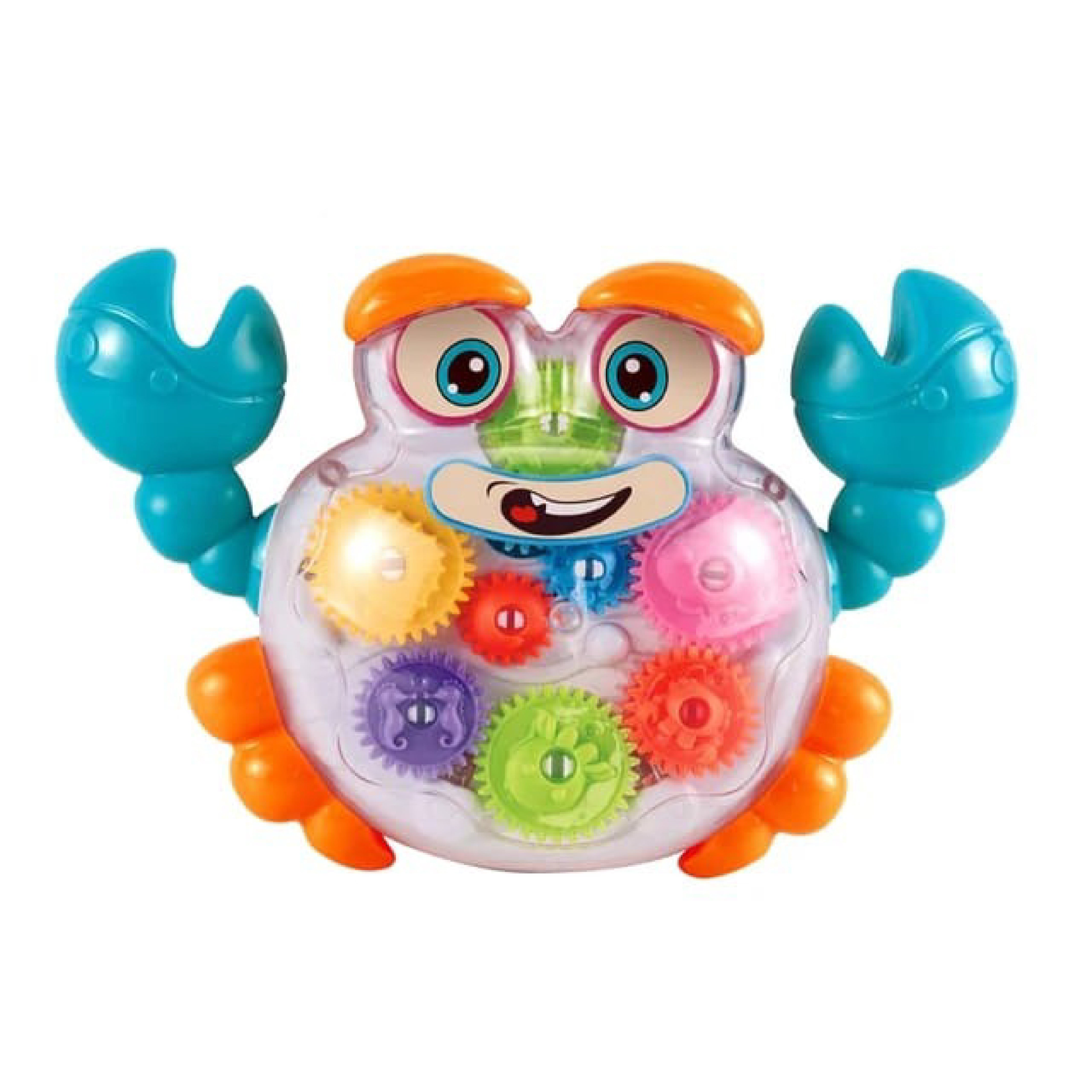 Battery Operated Musical Crab Toy with Lights and Sound