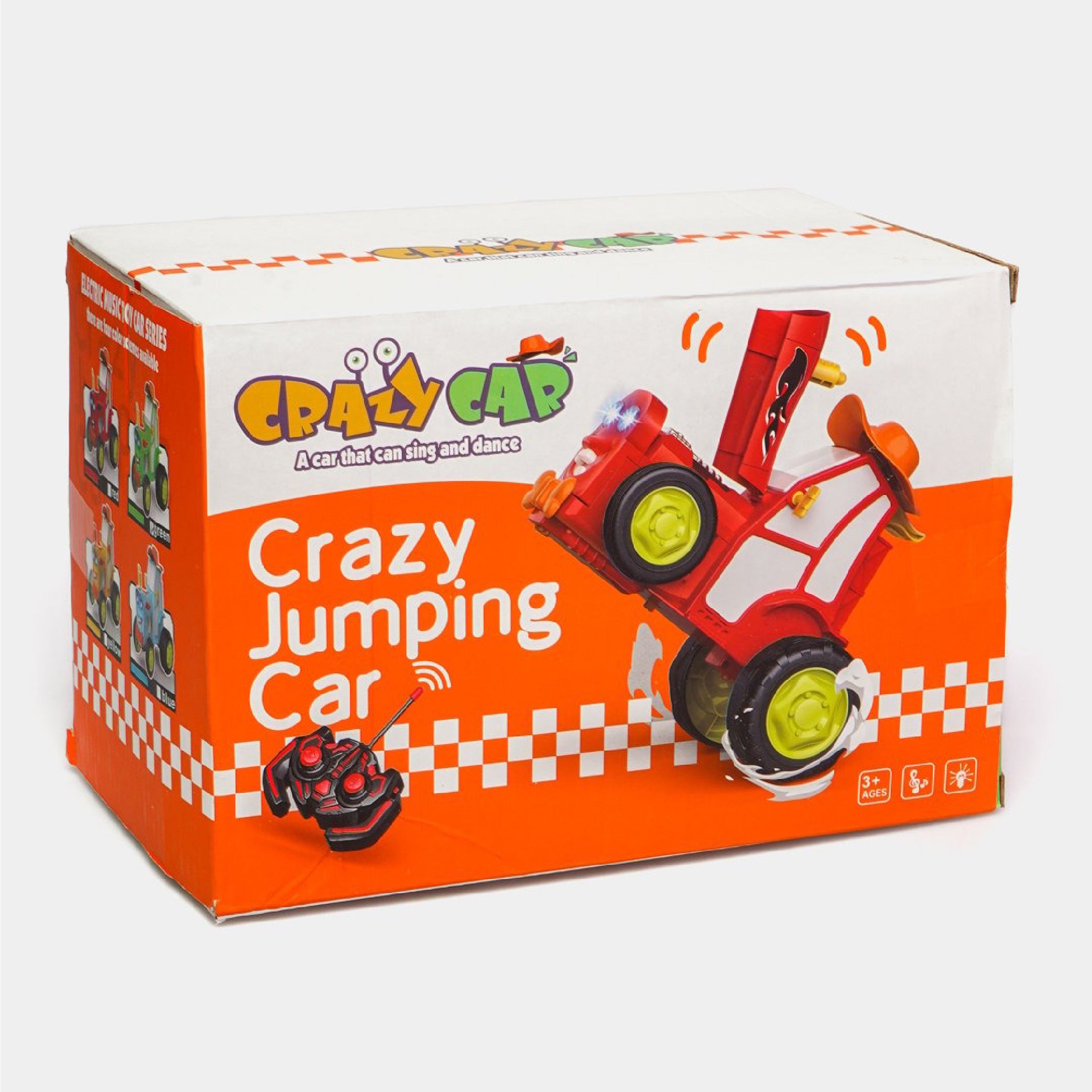 Crazy Jumping Car - Musical and Stunt-Packed Remote Control Car  Toy For Kids