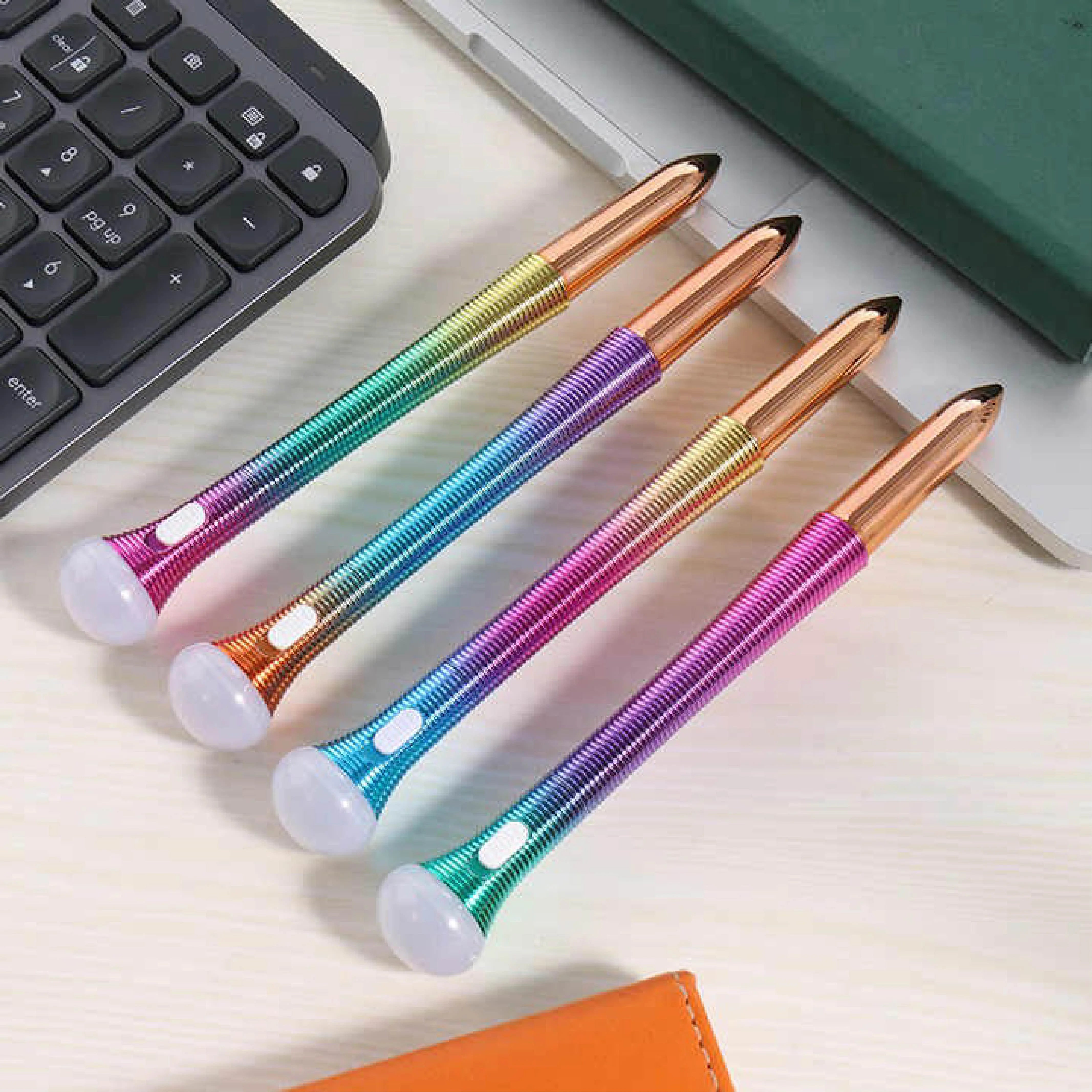 Creative Gel Pen Lamp - Flying Saucer Discoloration Colored Stationery Pen