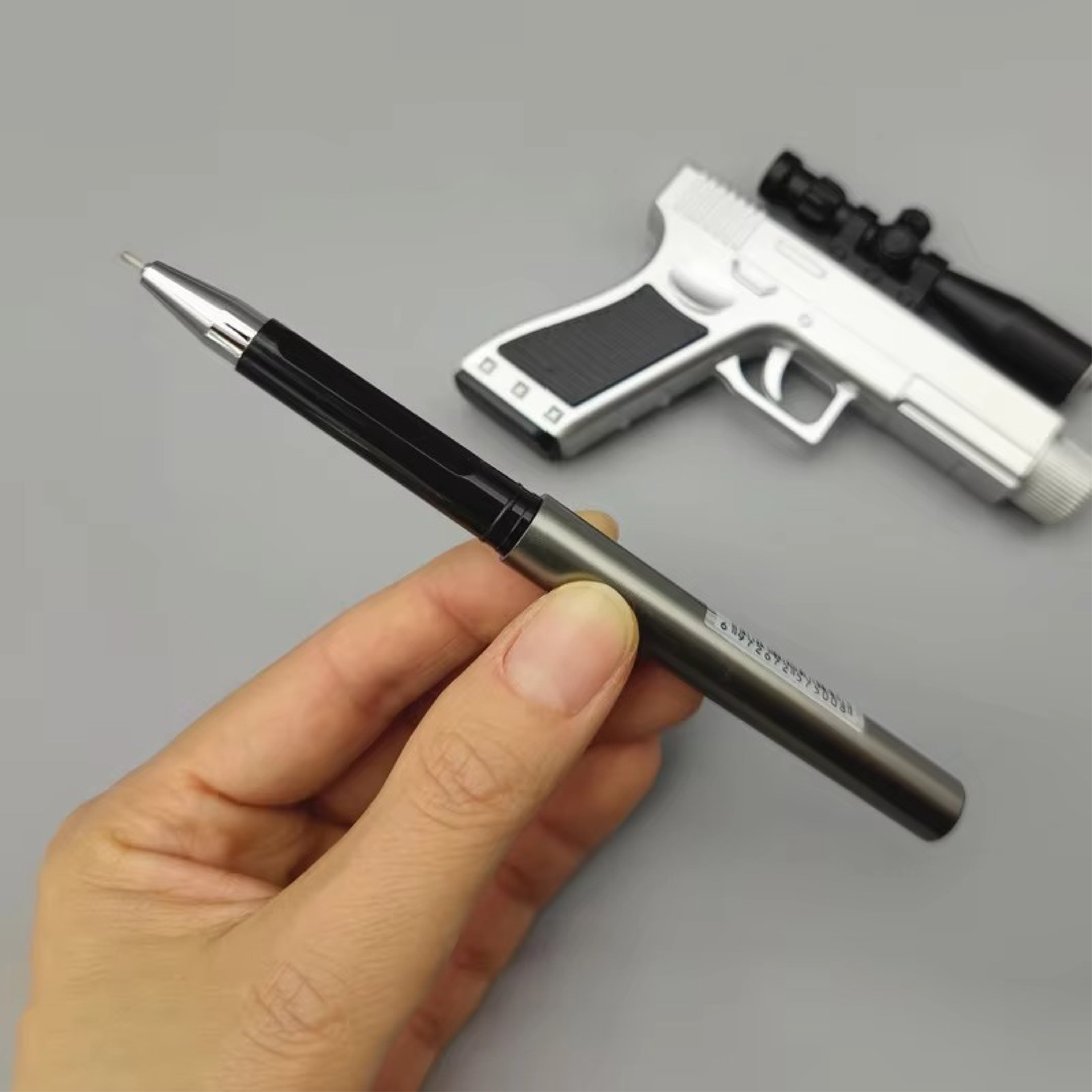 Creative Gel Pen Pistol with Light - Peace Elite Stationery Pen