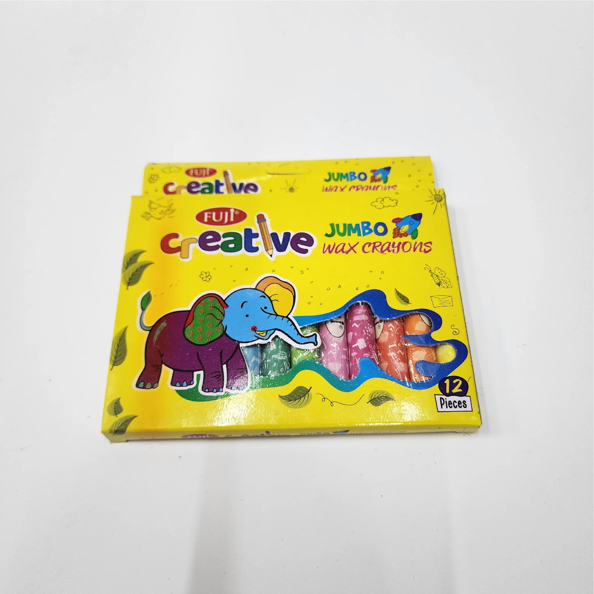 Creative Jumbo Wax Crayons 12-Piece Set