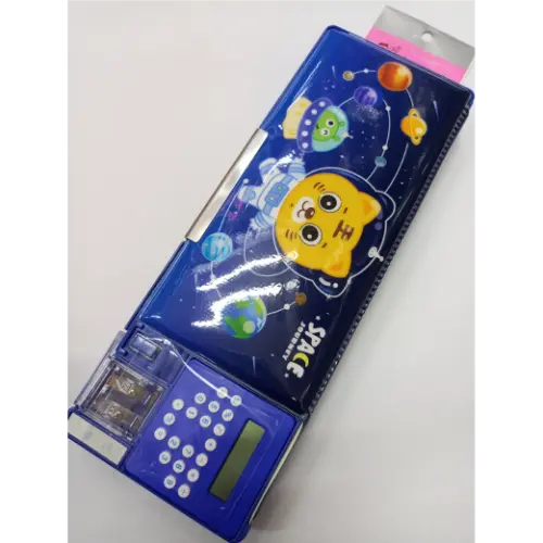 Cute Magnetic Pencil Box with Calculator