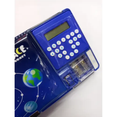 Cute Magnetic Pencil Box with Calculator