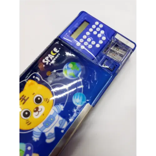 Cute Magnetic Pencil Box with Calculator