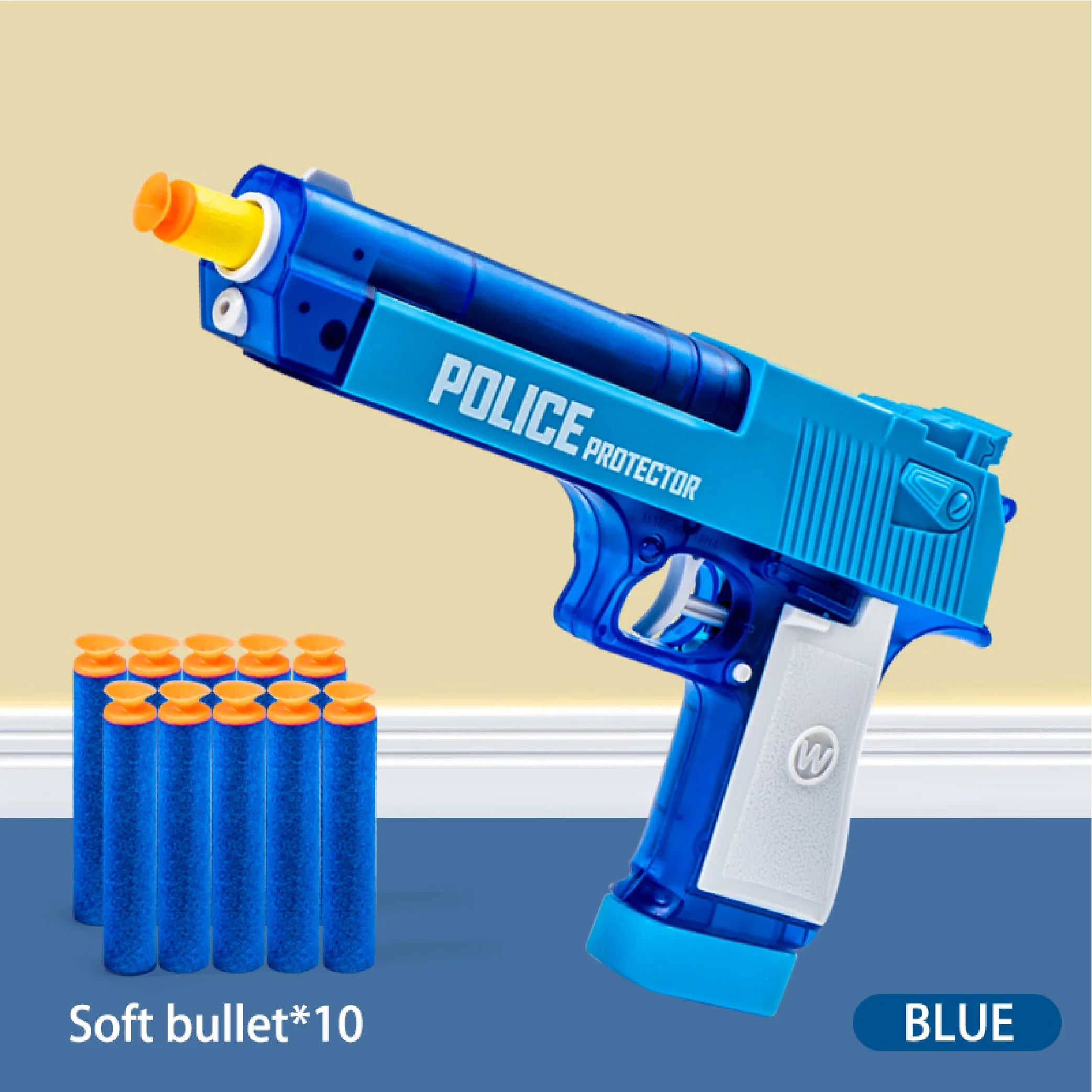 Cutie Soldier Police Blaster Toy – Dual Function Soft Shooting Fun!