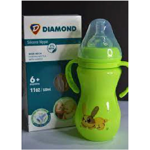 Diamond Brand PP Material Wide Caliber Baby Feeding Bottle