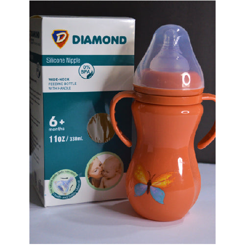 Diamond Brand PP Material Wide Caliber Baby Feeding Bottle