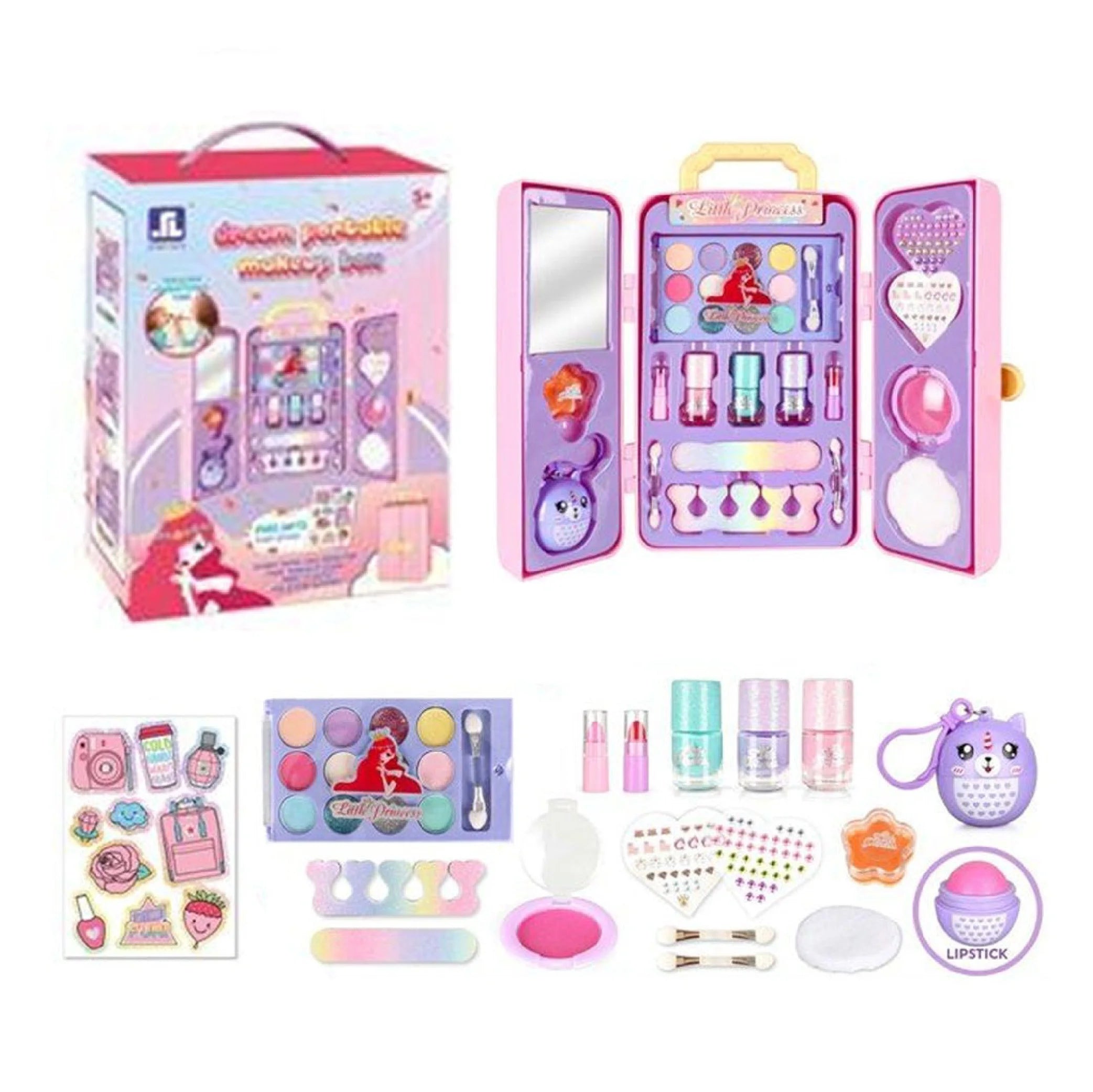 DIY Makeup Kit - Girls' Beauty Set for Imaginative Play