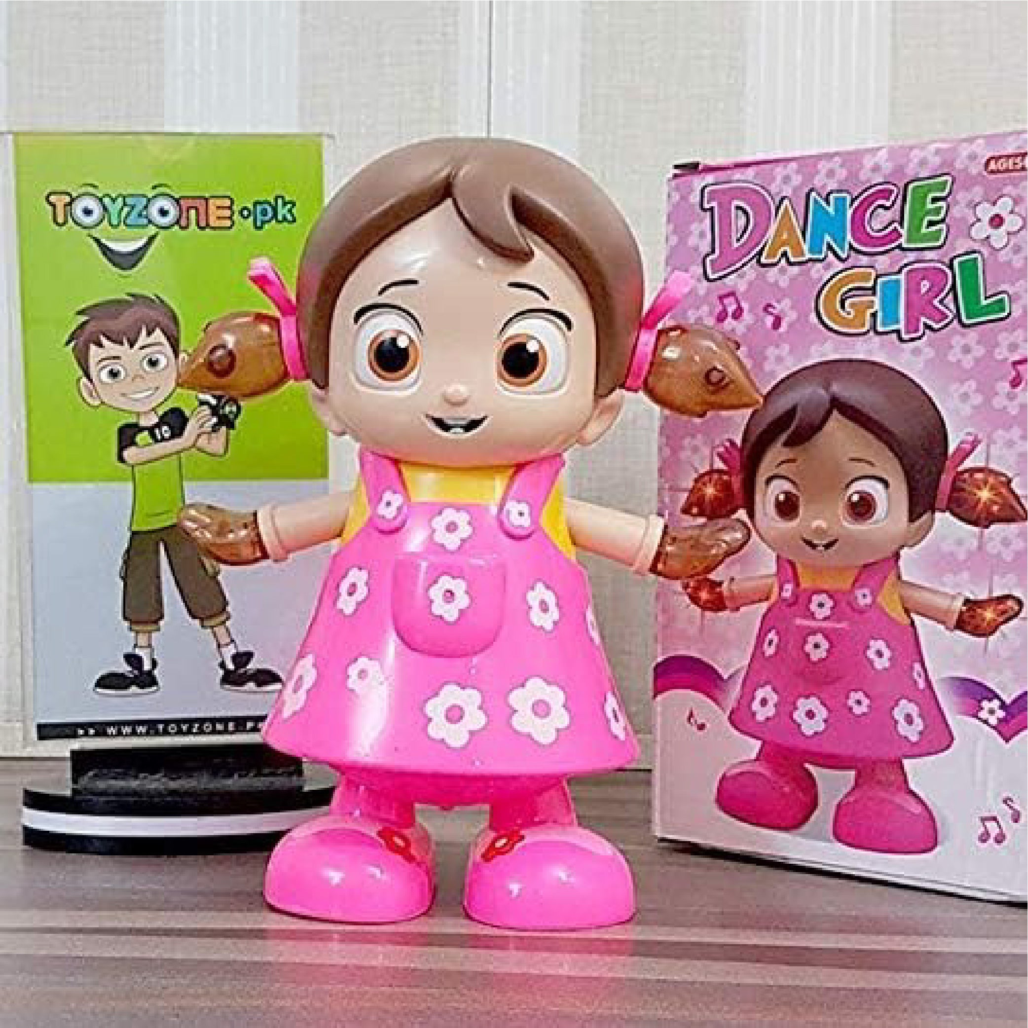 Dance Girl Interactive Toy with Music and Lights - Spinning and Dancing Doll