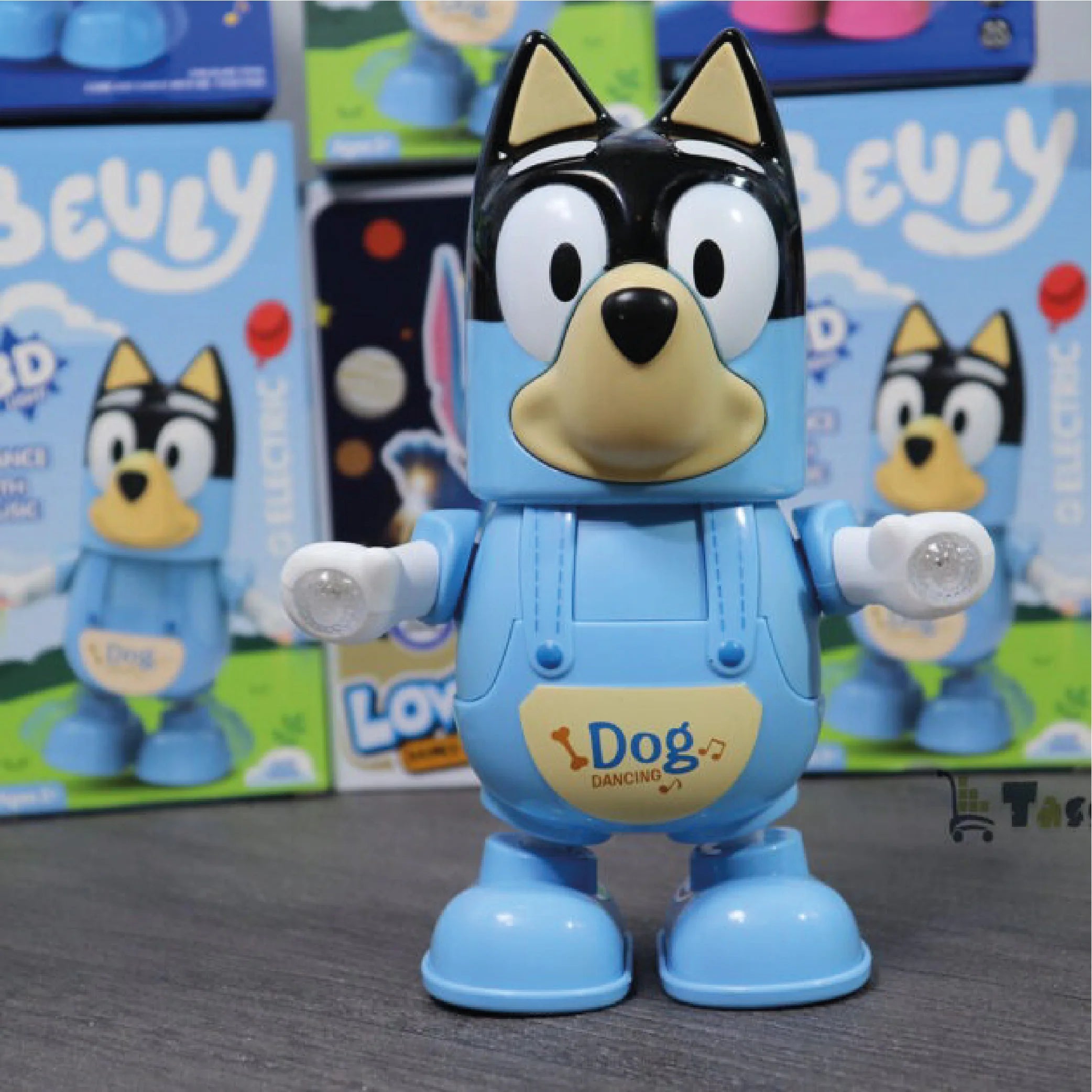 Dancing Beuly Dog Toy with Voice Recording & Lights
