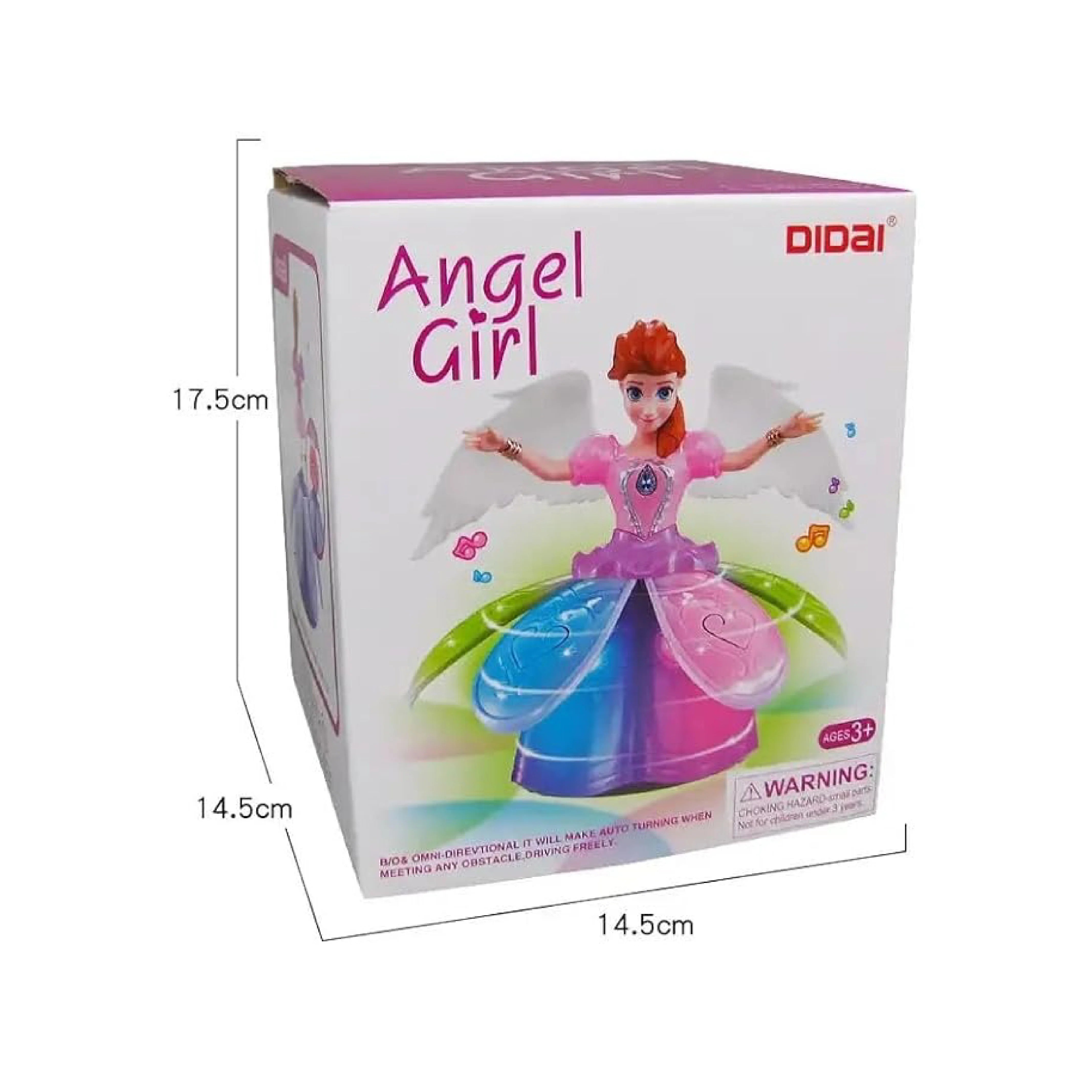 Dancing Doll with Rotating Flashing Lights and Music - 3D Light Effects for Girls