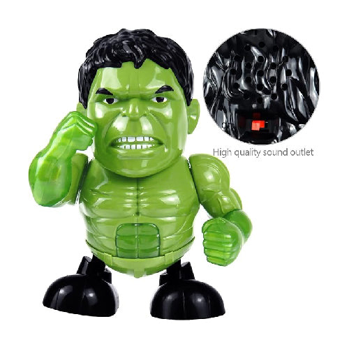 Dancing Hulk Action Figure – Marvel Comics Hero with Music, Lights, and Movements