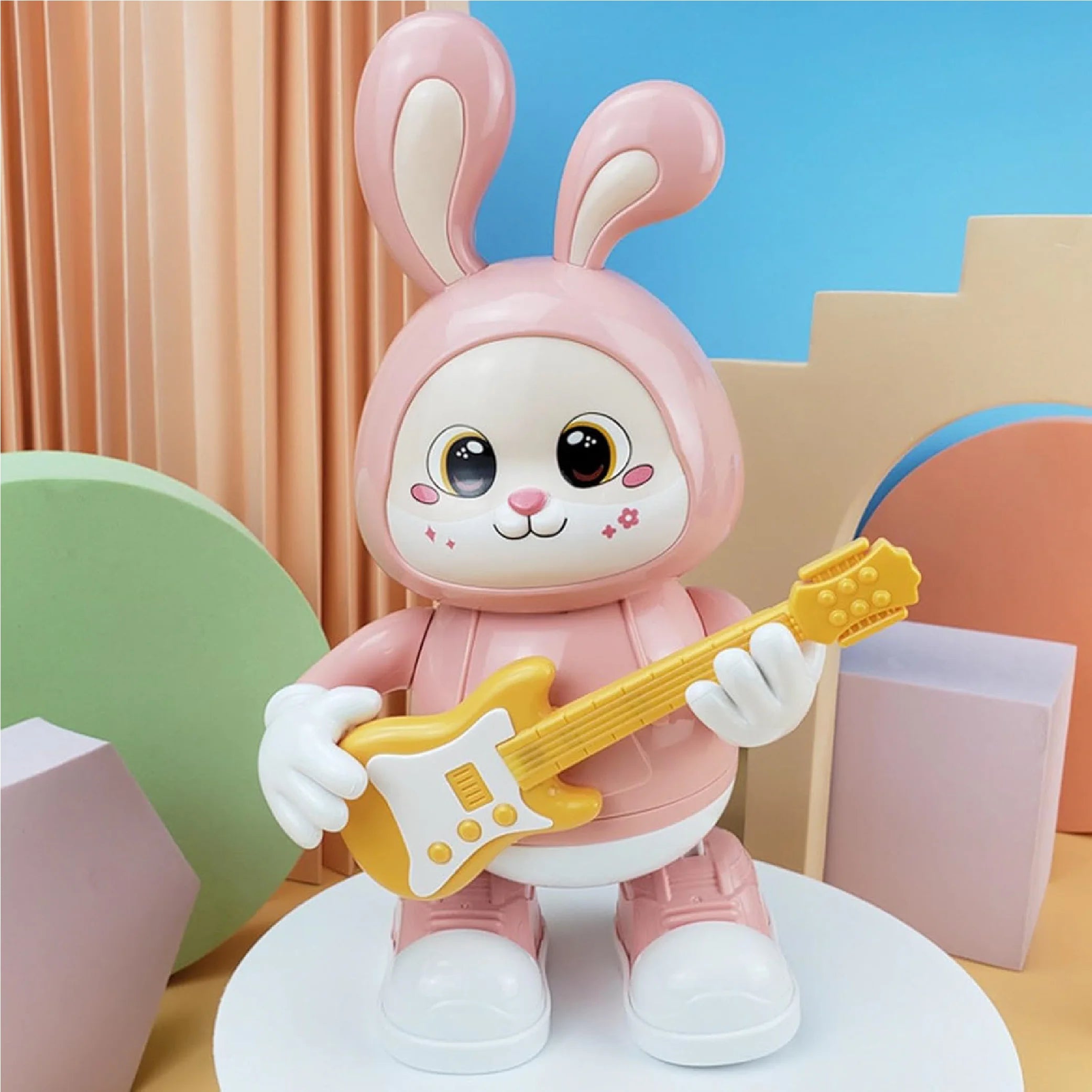 Dancing Rabbit with Guitar