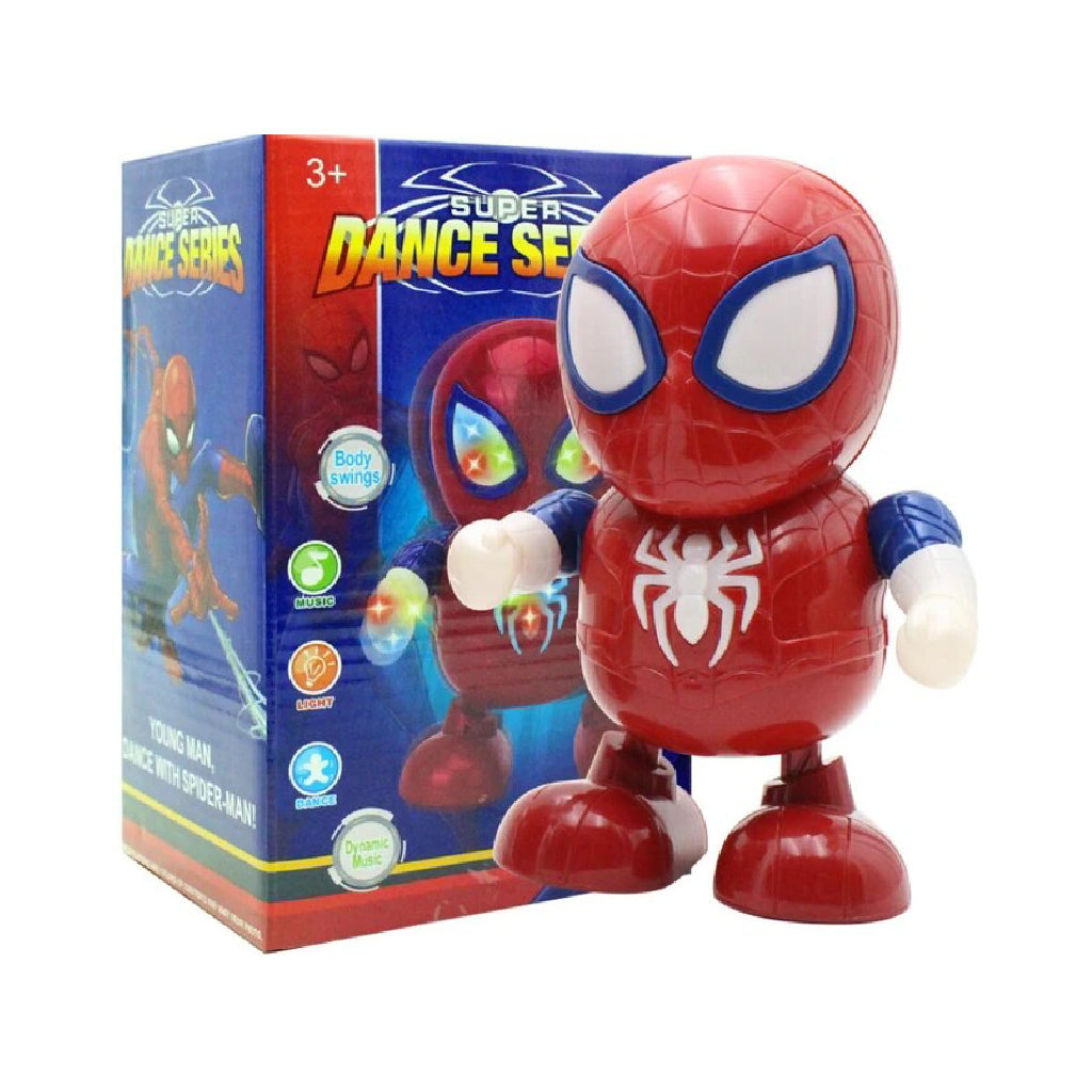 LED Light Music Dancing Spider-Man Toy – Interactive Electric Model with Songs and Hand Gesture Control