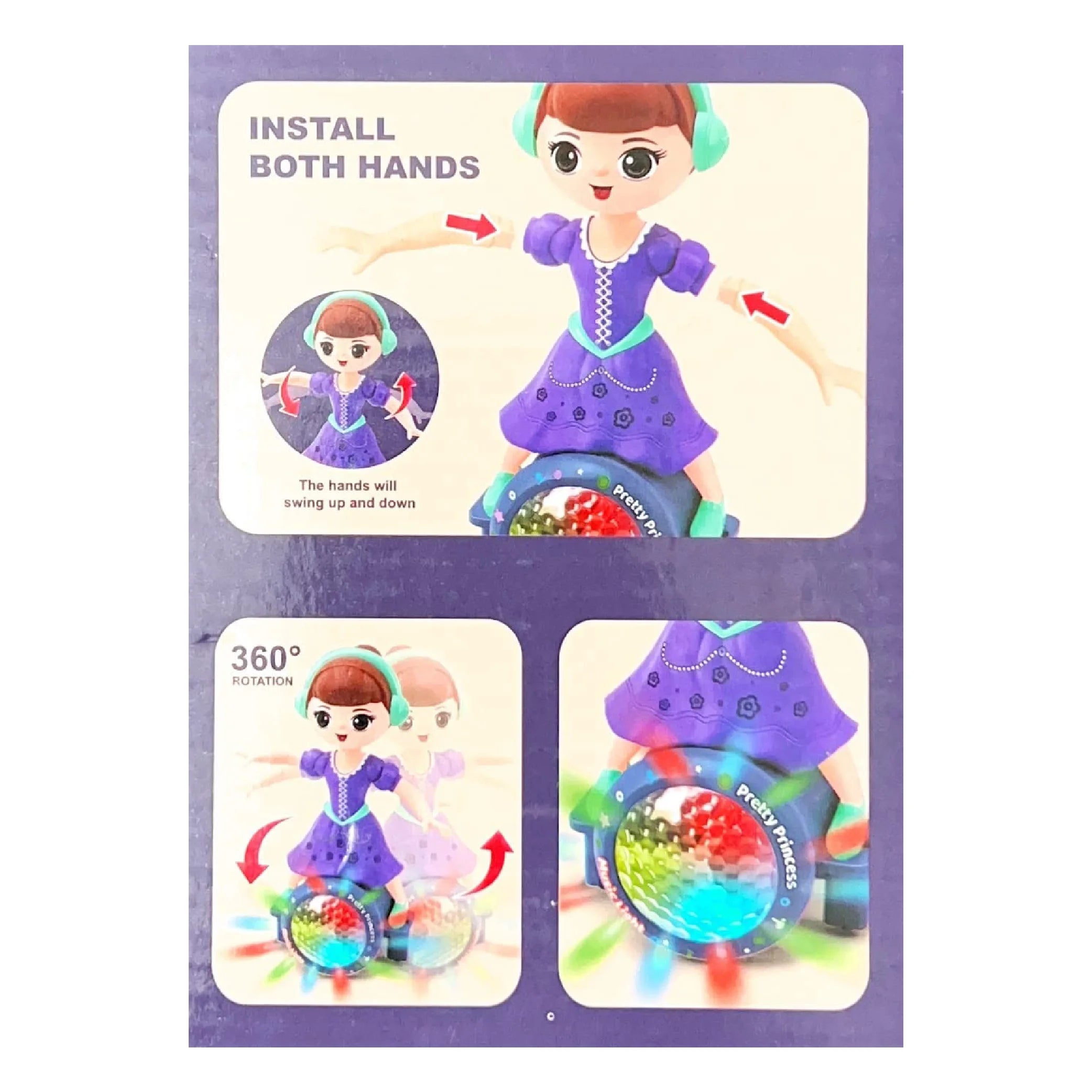 Dancing and Singing Doll – 360-Degree Rotating Fun!