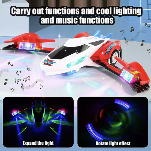 Electric Deformation Car with Lights & Sound – Transforming Robot Toy