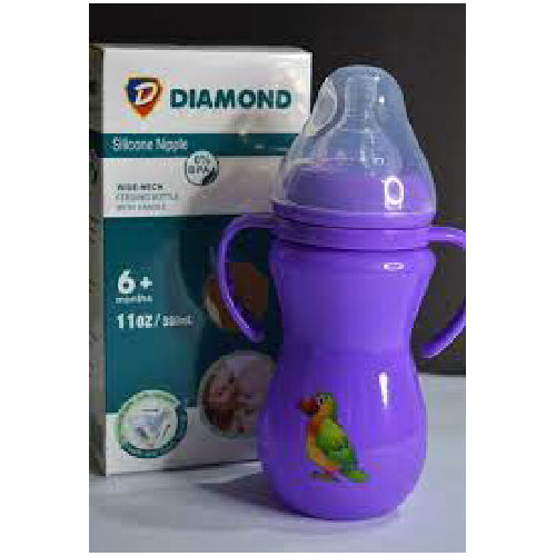 Diamond Brand PP Material Wide Caliber Baby Feeding Bottle