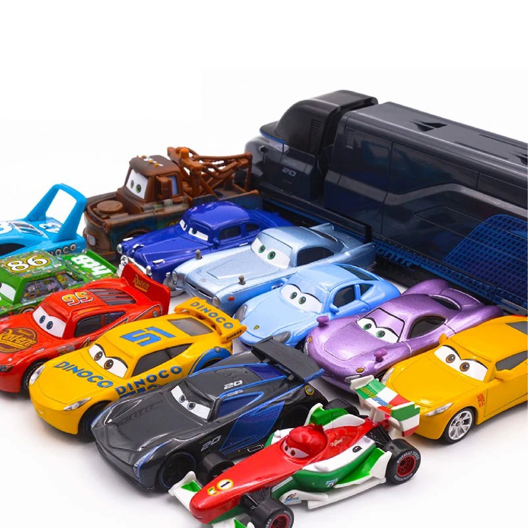 Disney Pixar Cars Die-Cast Vehicle Set - 6 Pack of Collectible Character Cars