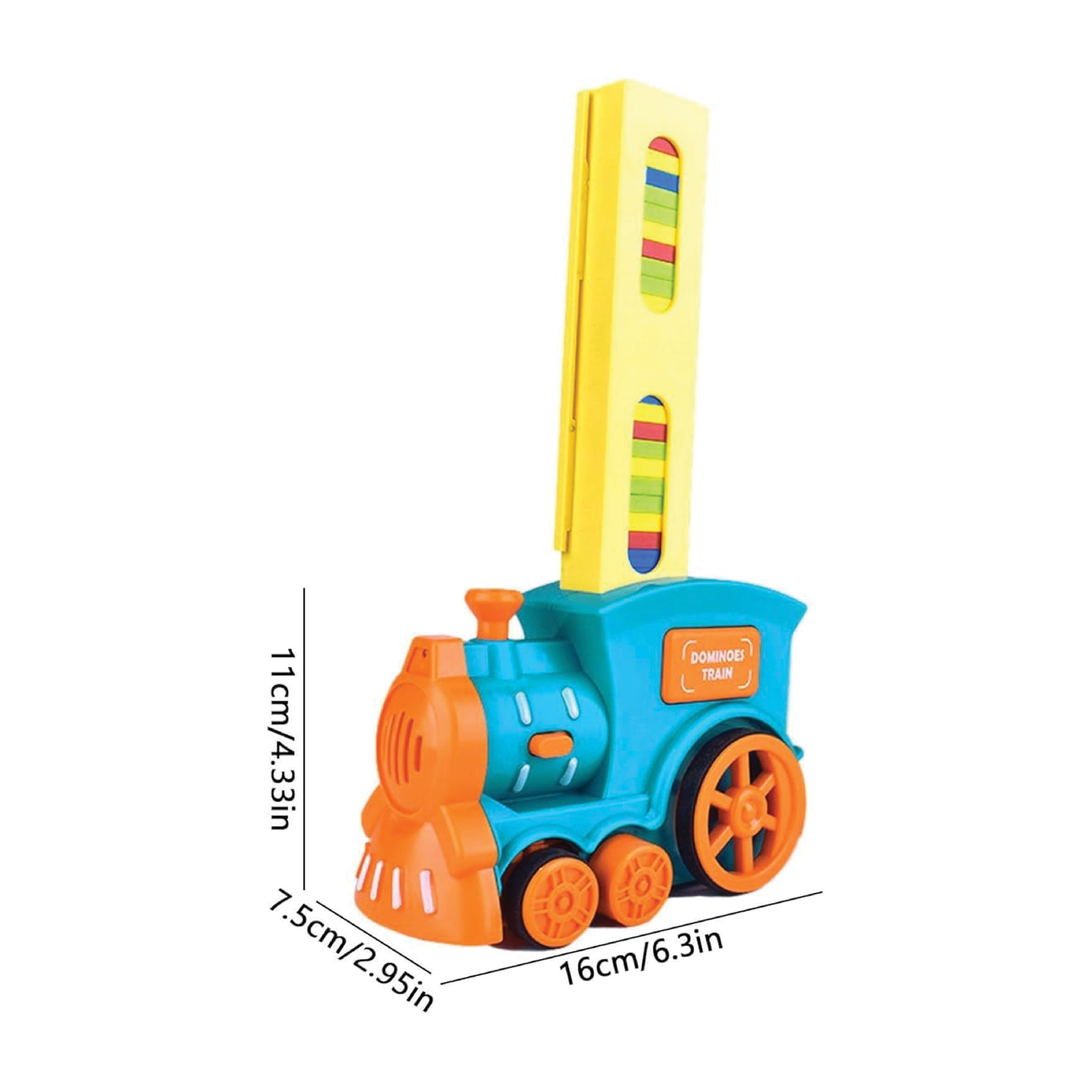 Domino Train 918 – Automatic Domino Laying Set with Sound & Light