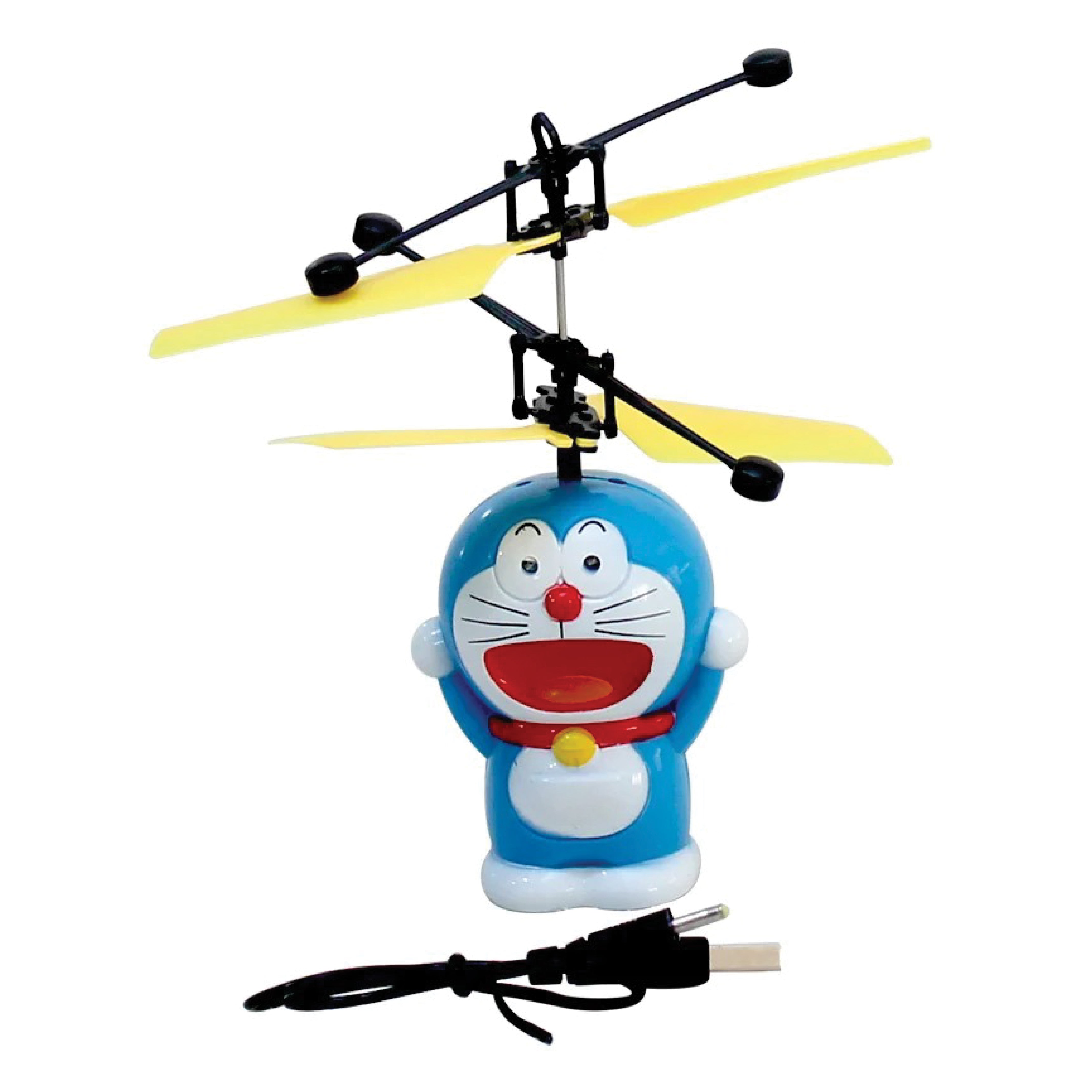 Induction Doraemon Flying Toy – RC Touch Sensor Flying Drone for Kids