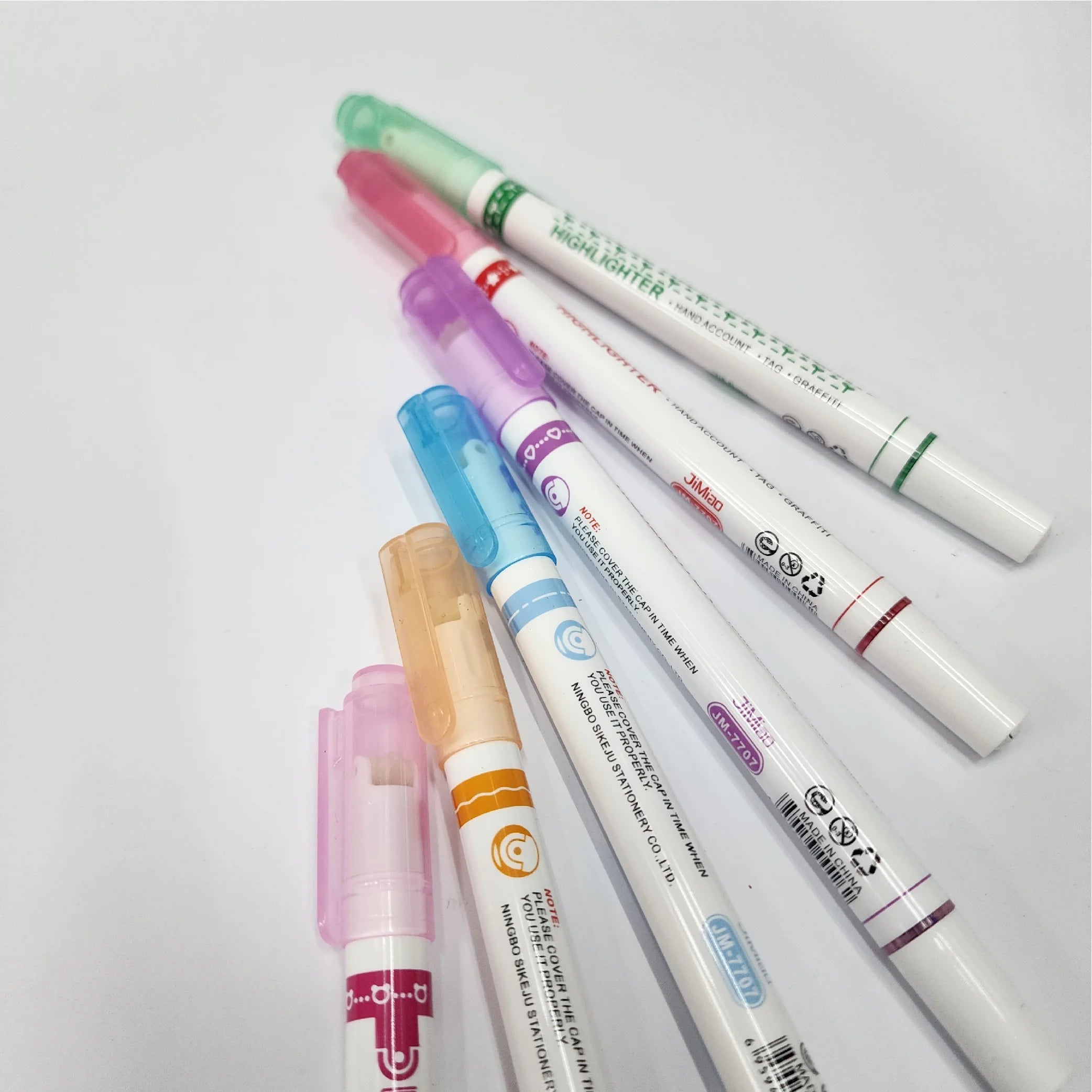 Double-Headed Linear Curved Highlighter