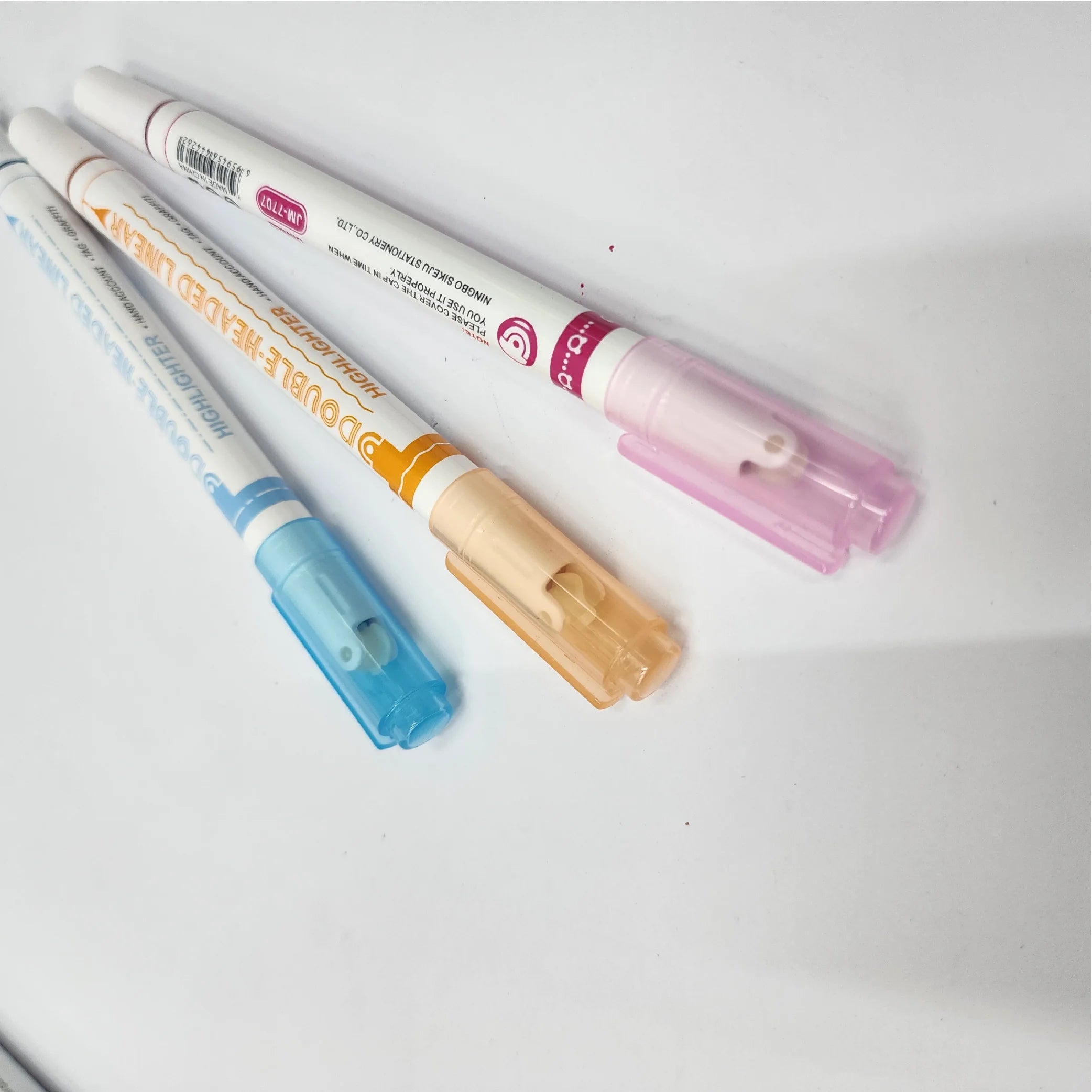 Double-Headed Linear Curved Highlighter