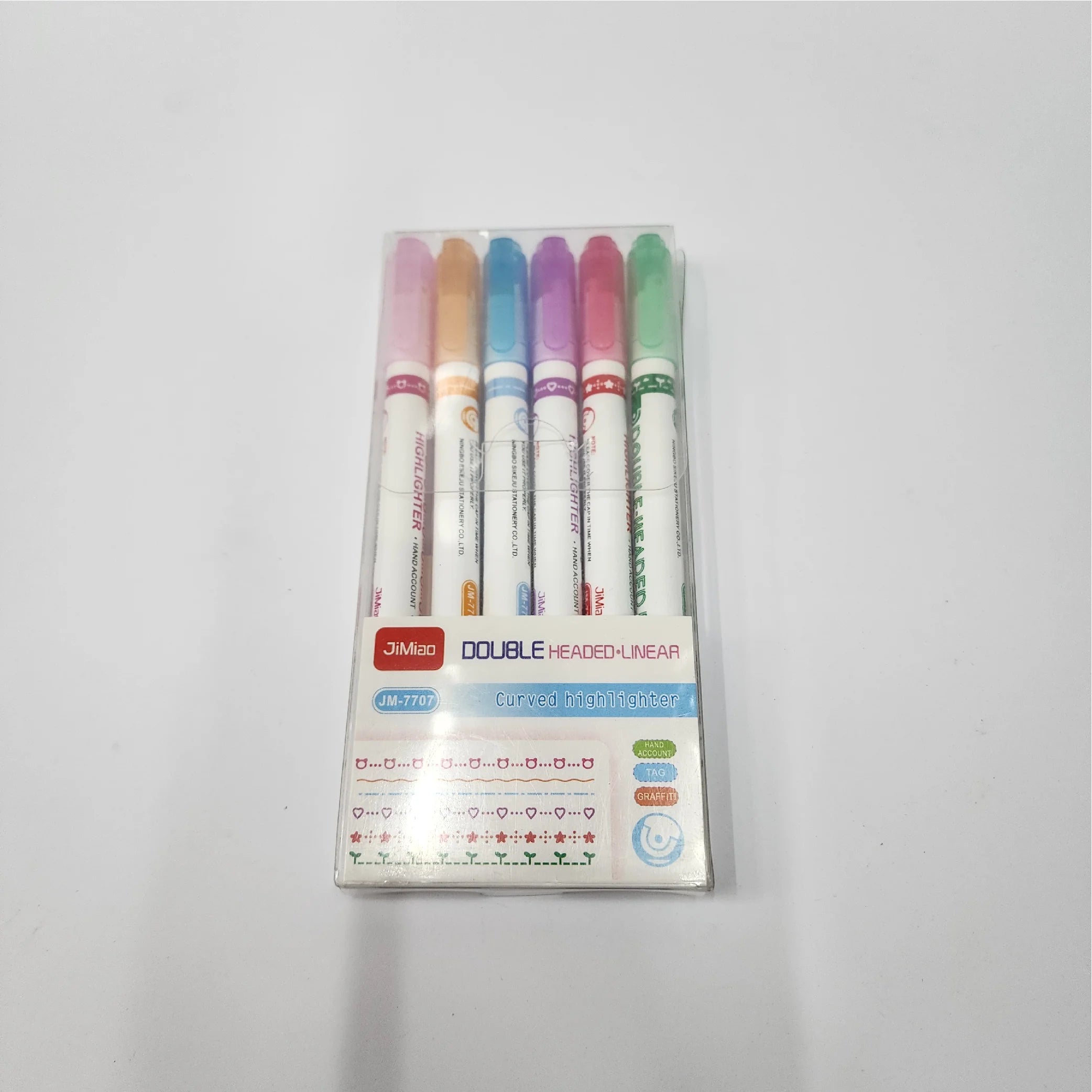 Double-Headed Linear Curved Highlighter