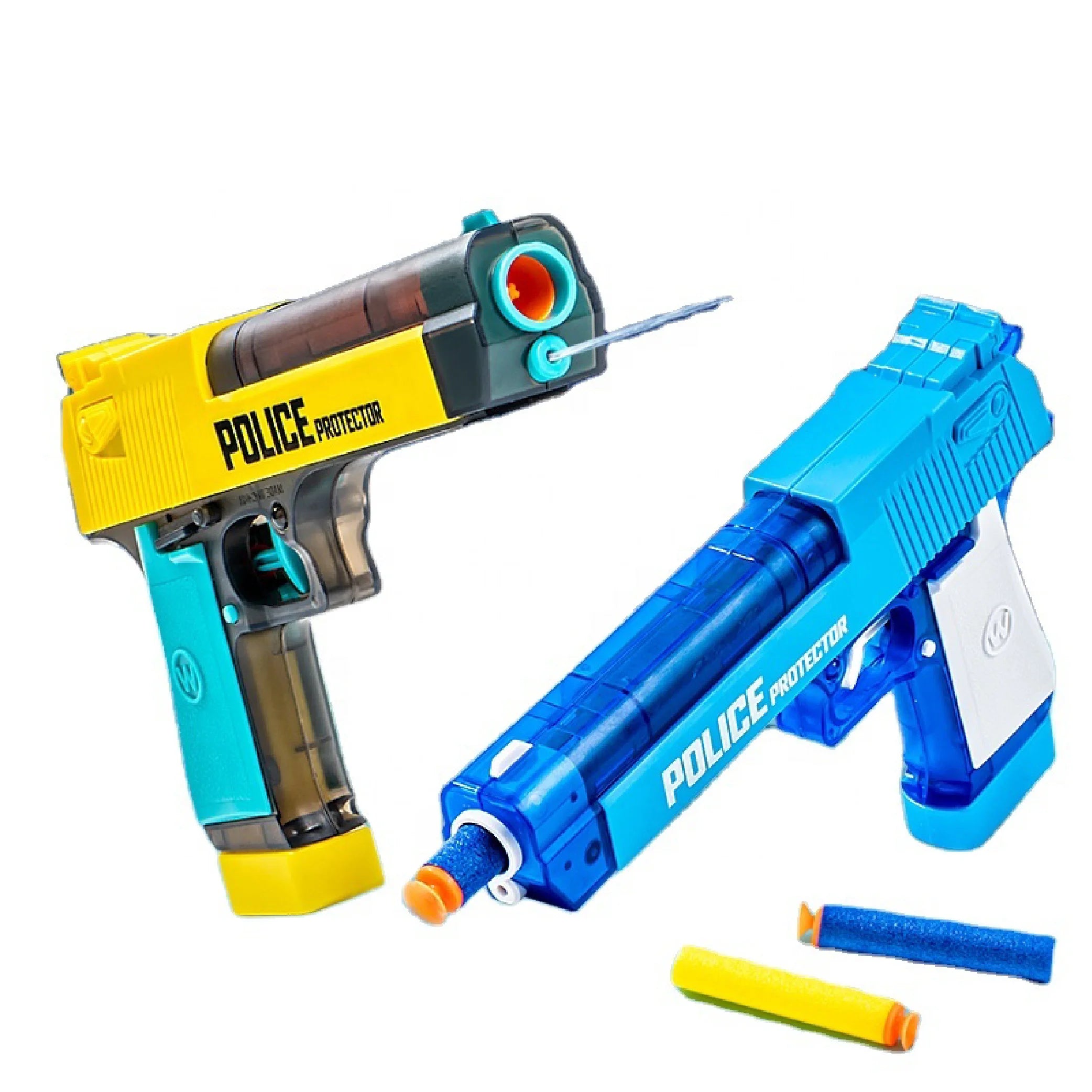 Cutie Soldier Police Blaster Toy – Dual Function Soft Shooting Fun!