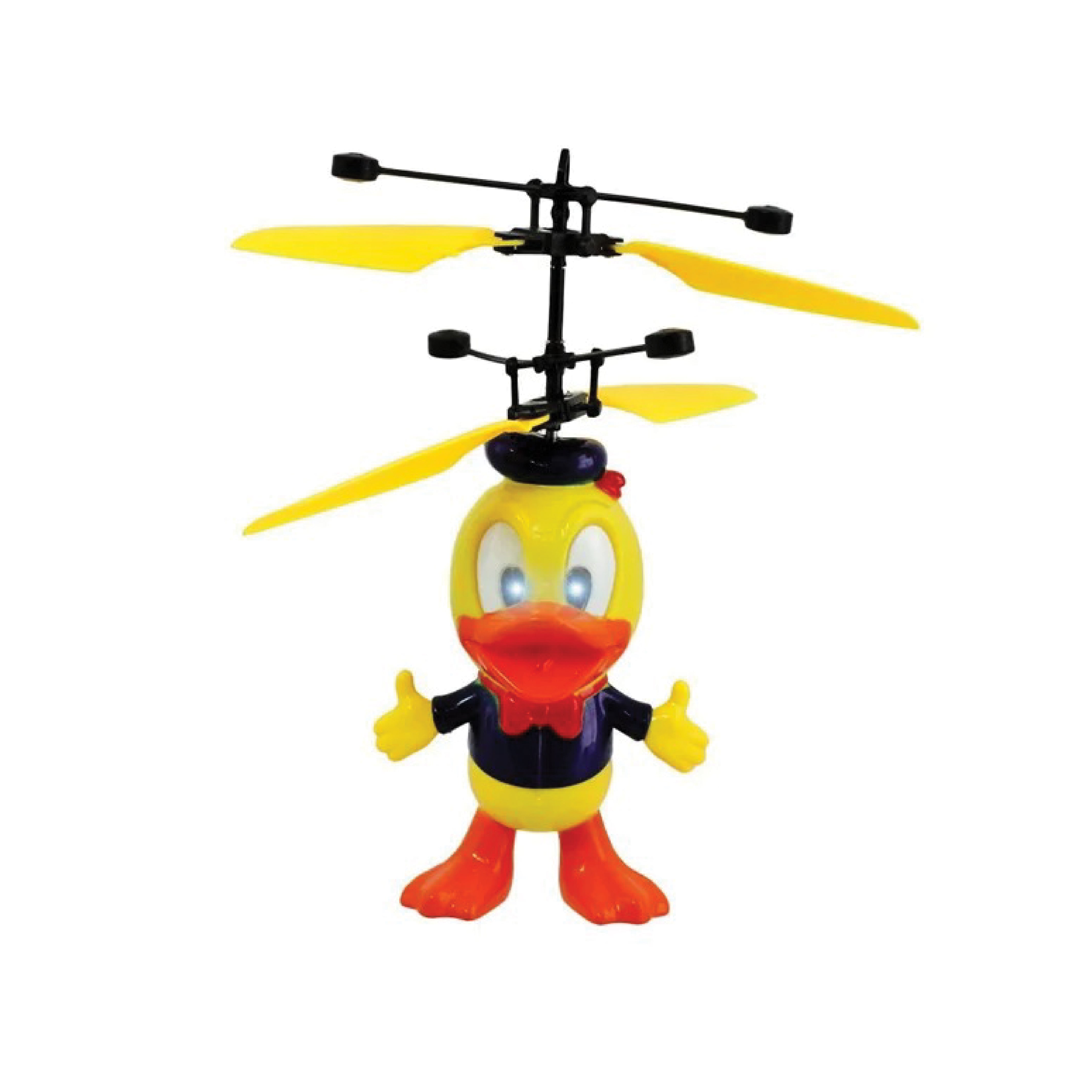 Hand Sensor Control Duck Flying Copter - Rechargeable Donald Duck Toy with Lights