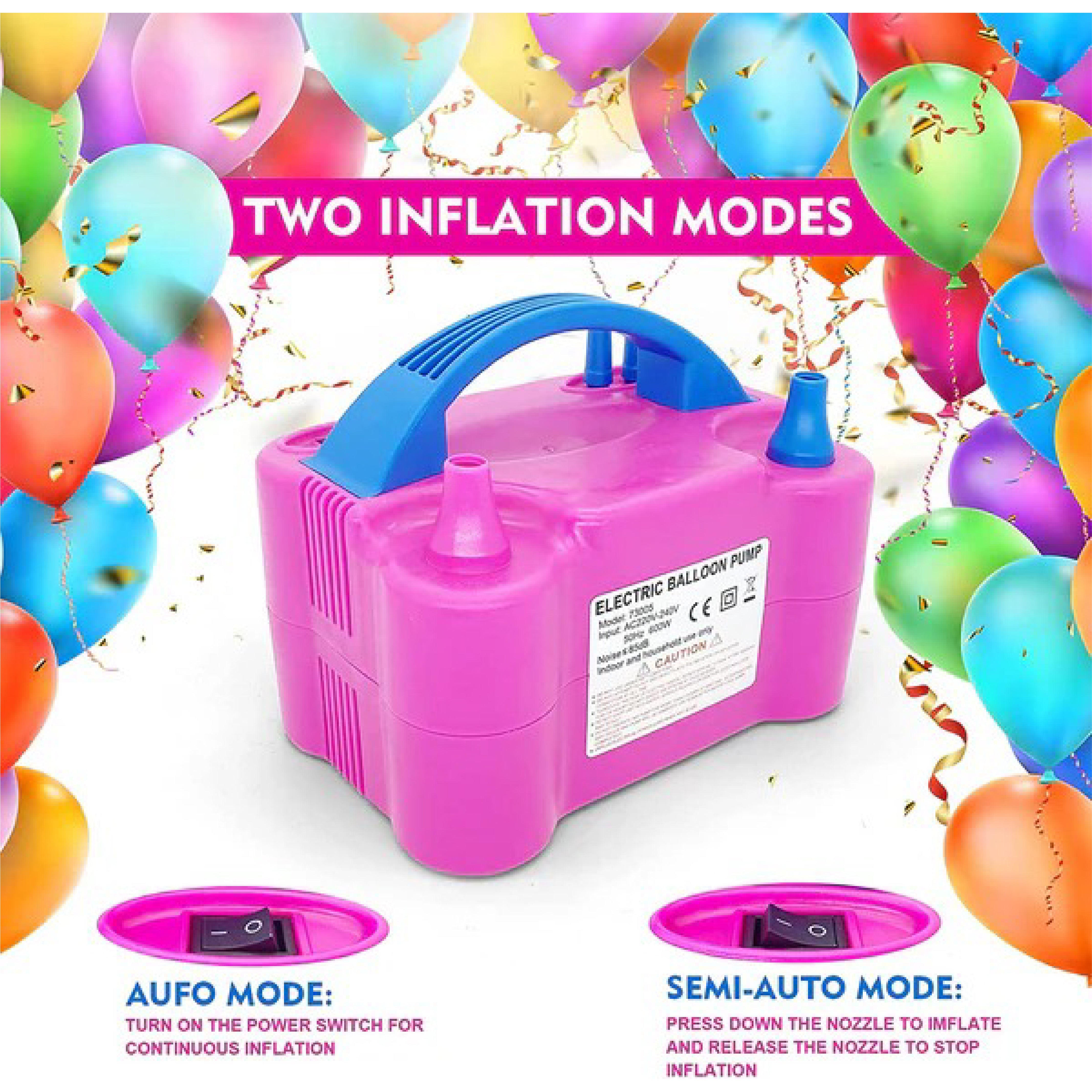 Electric Balloon Pump for Party Decorations