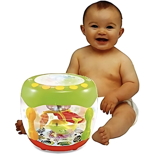 Light-Up Musical Drum - Fun and Learning for Toddlers