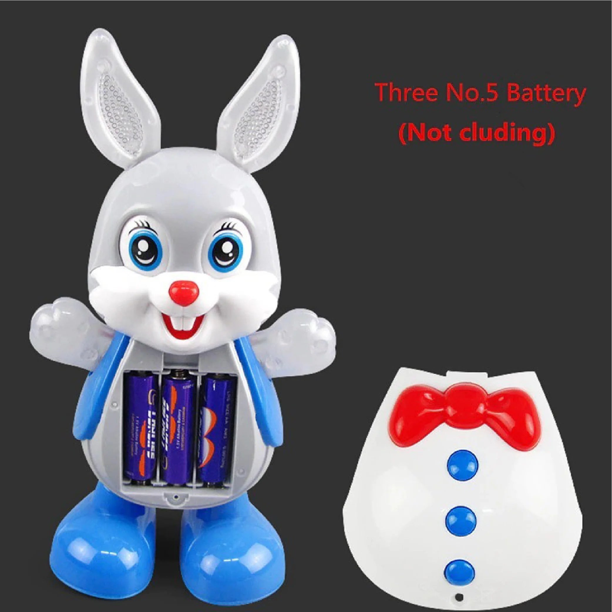 Electric Dancing Music Lighting Rabbit Toy - Fun & Educational!